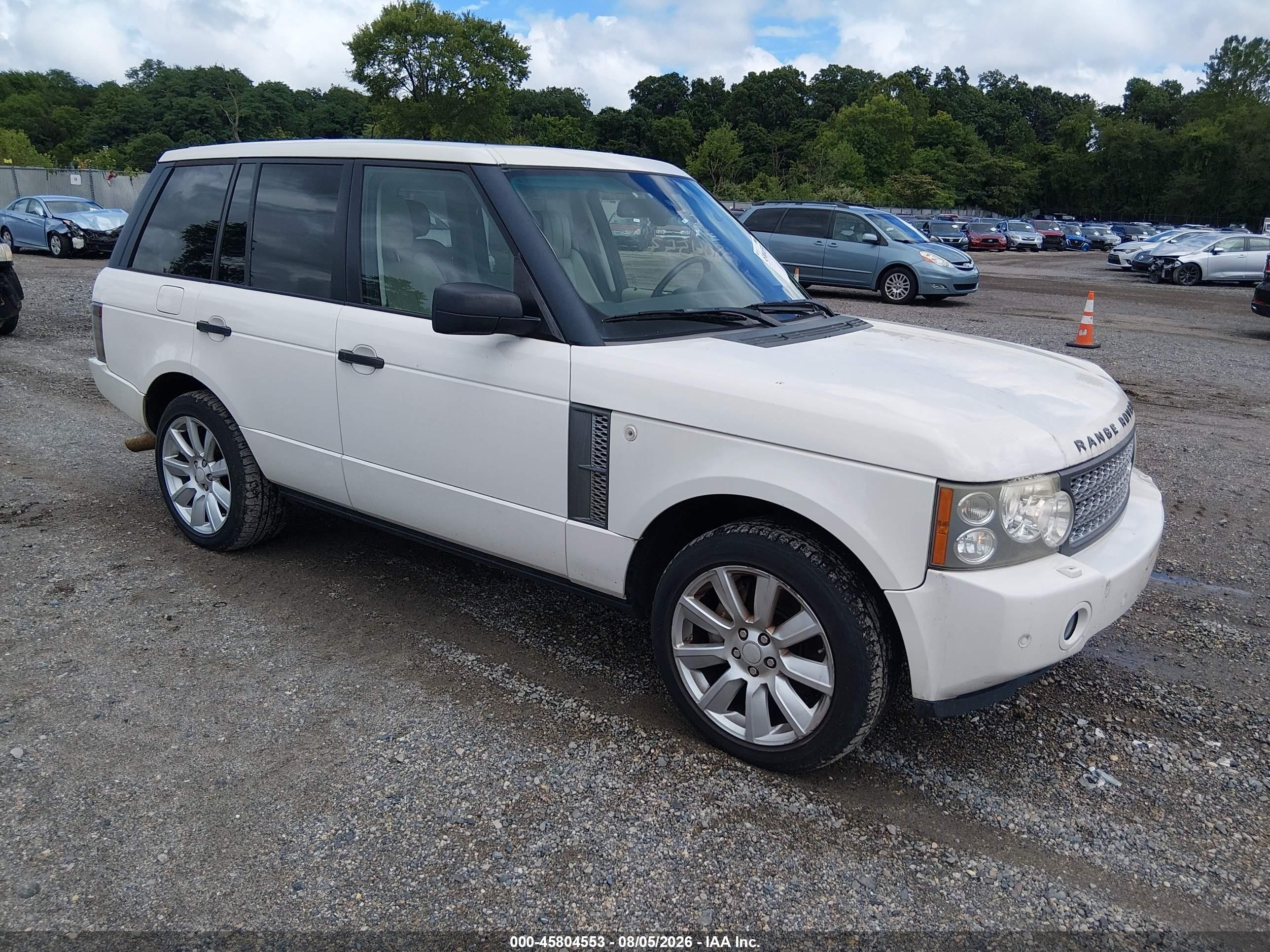 2008 Land Rover Range Rover SC, VIN SALMF13438A279172 — Normal wear