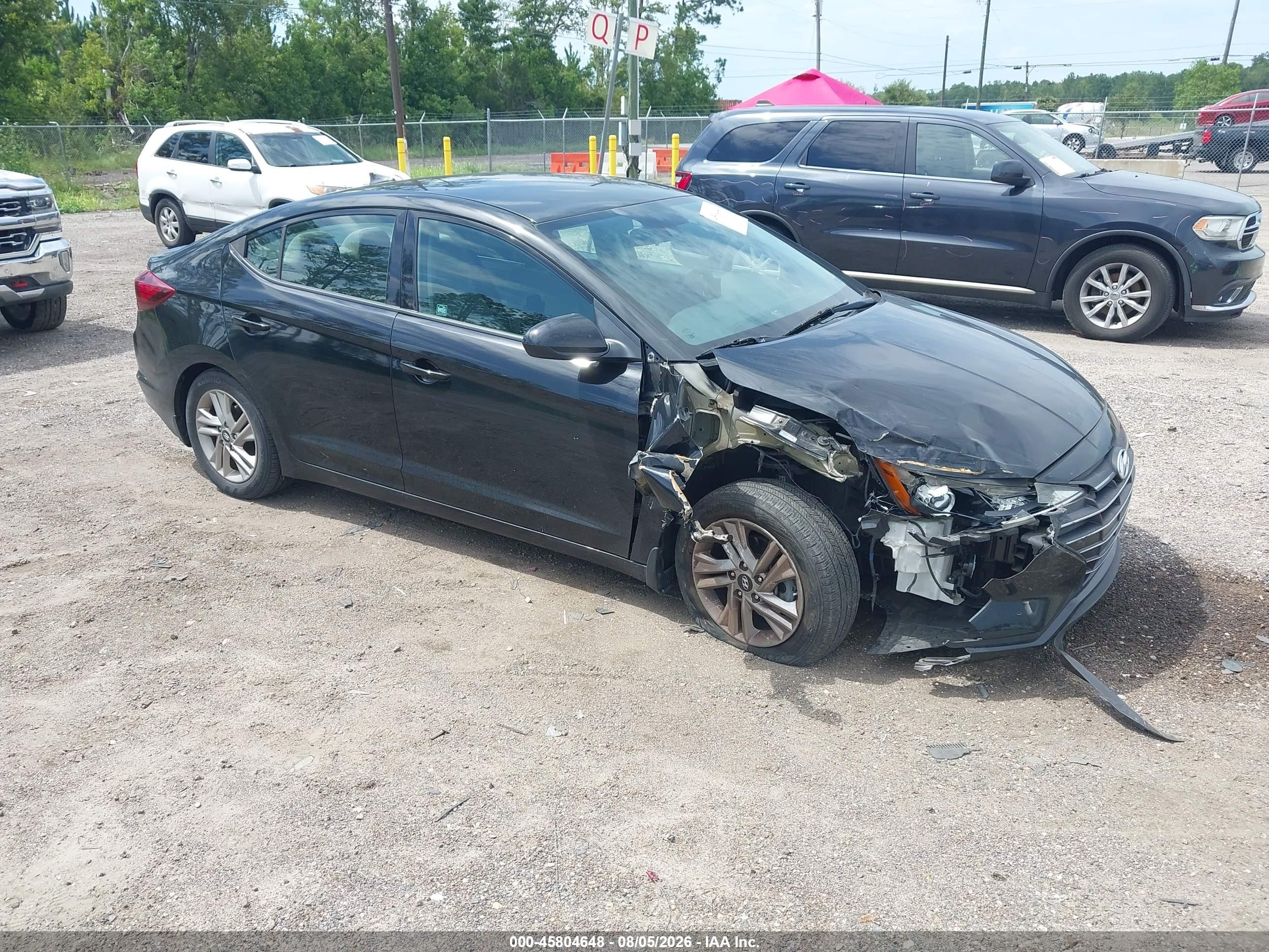 2019 Hyundai Elantra SEL, VIN KMHD84LF7KU875584 — Not stated