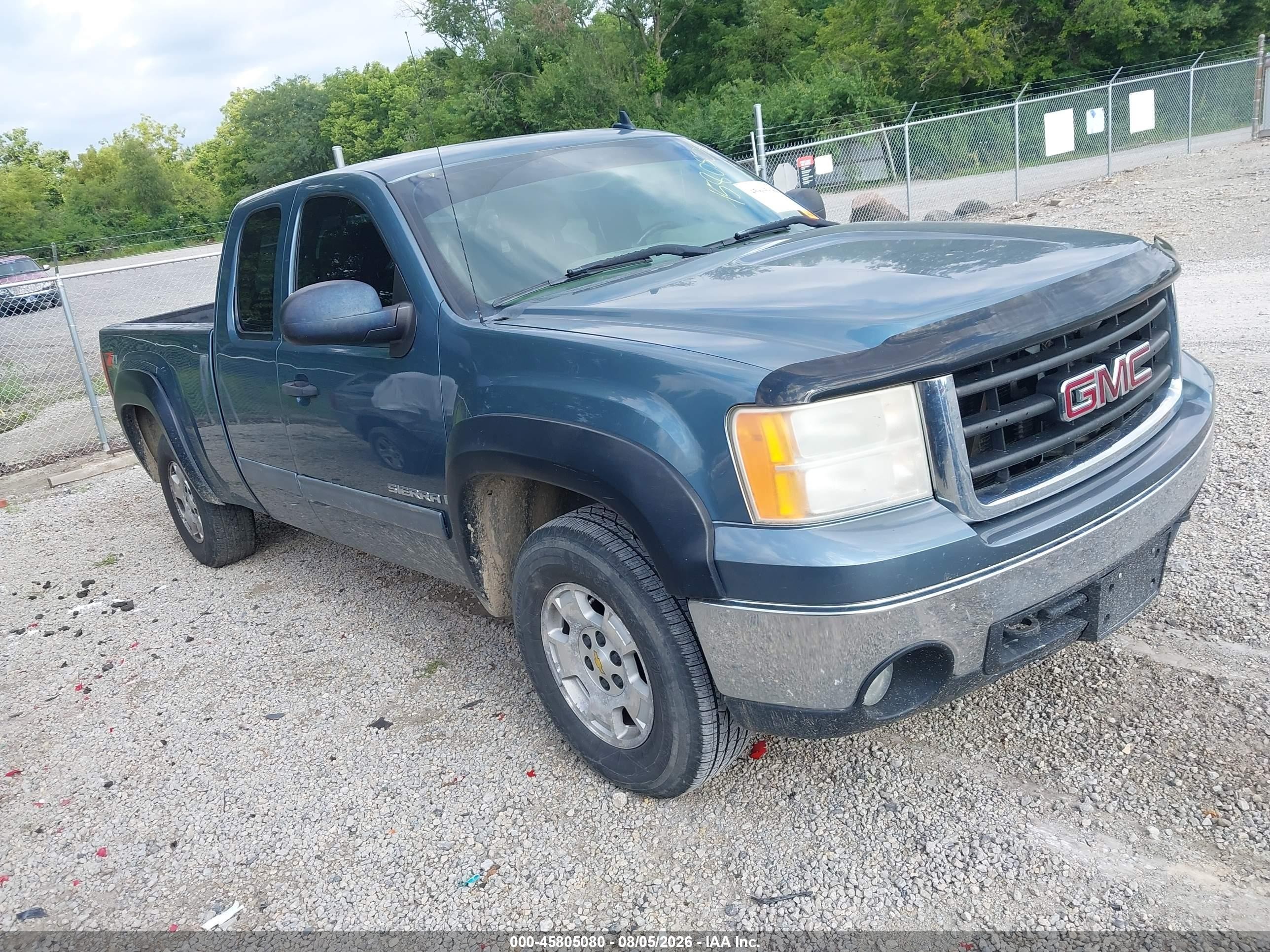 2007 GMC Sierra 1500 SLE2, VIN 1GTEK19JX7Z544612 — Обычный износ