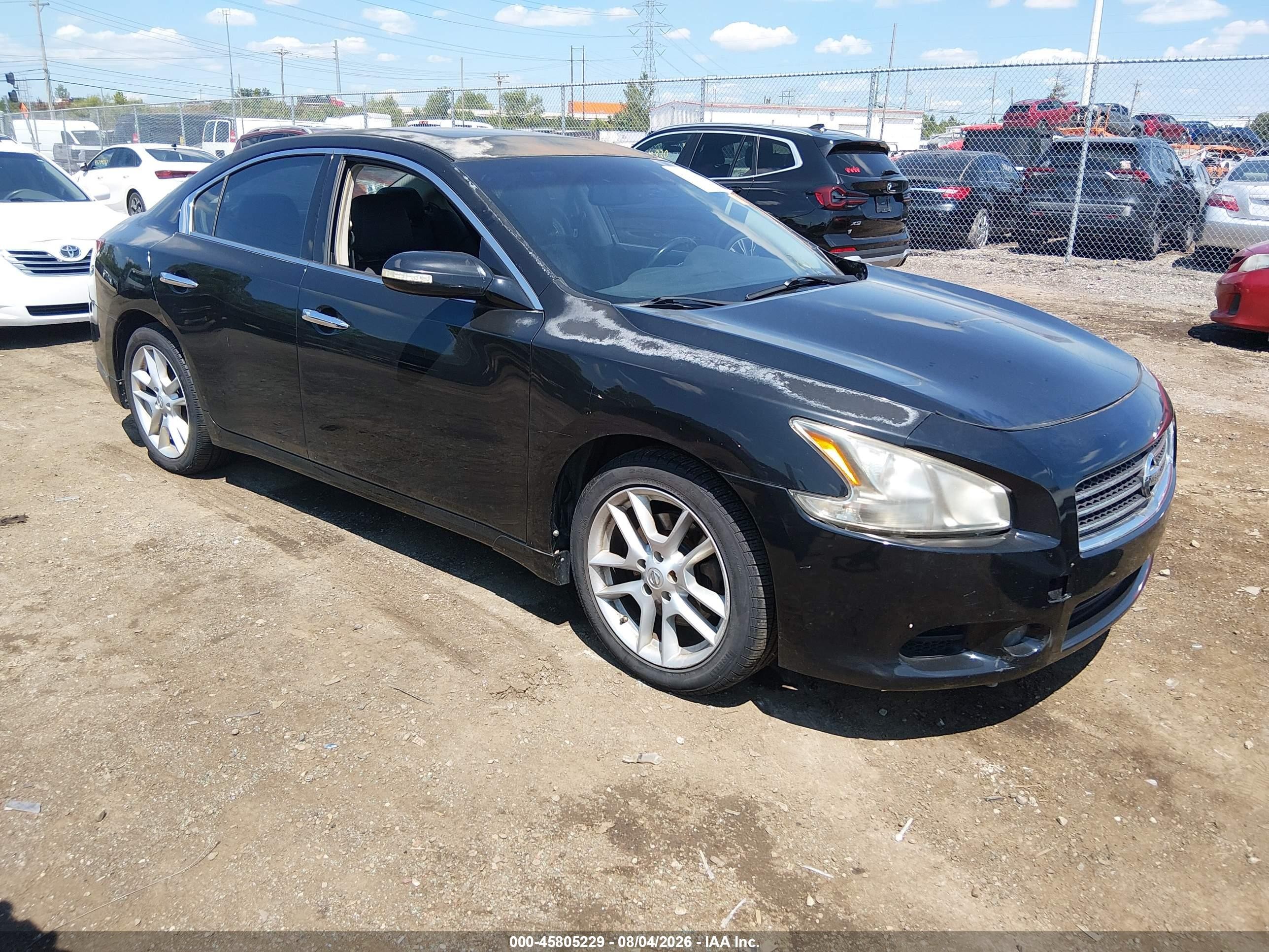 2009 Nissan Maxima SV, VIN 1N4AA51E19C827239 — Обычный износ