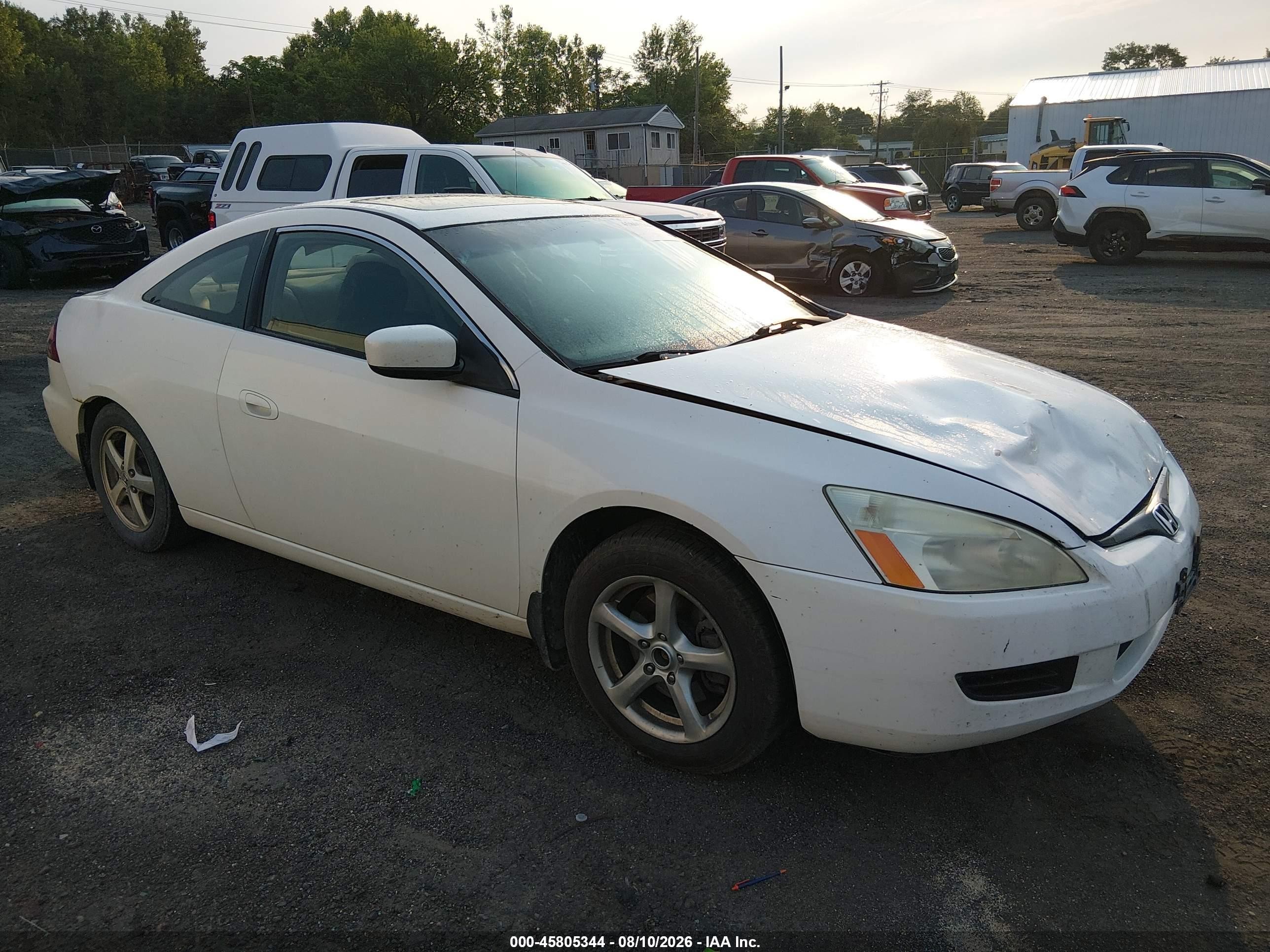 2005 Honda Accord EX-L, VIN 1HGCM81625A016416 — Front end