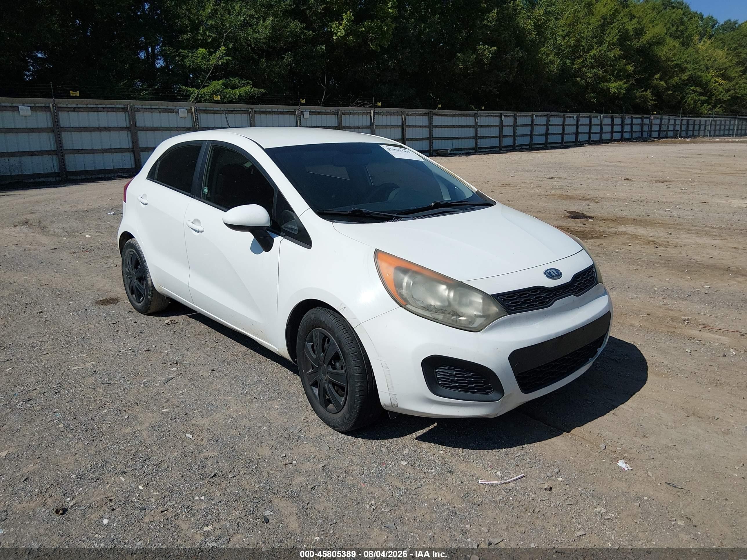 2013 Kia Rio LX, VIN KNADM5A30D6118934 — Normal wear