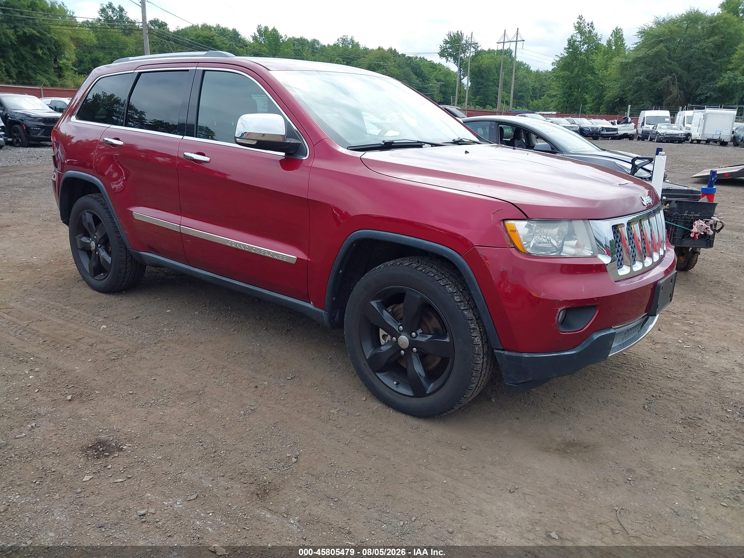 2012 Jeep Grand Cherokee Overland Summit, VIN 1C4RJFCTXCC133588 — Rear end