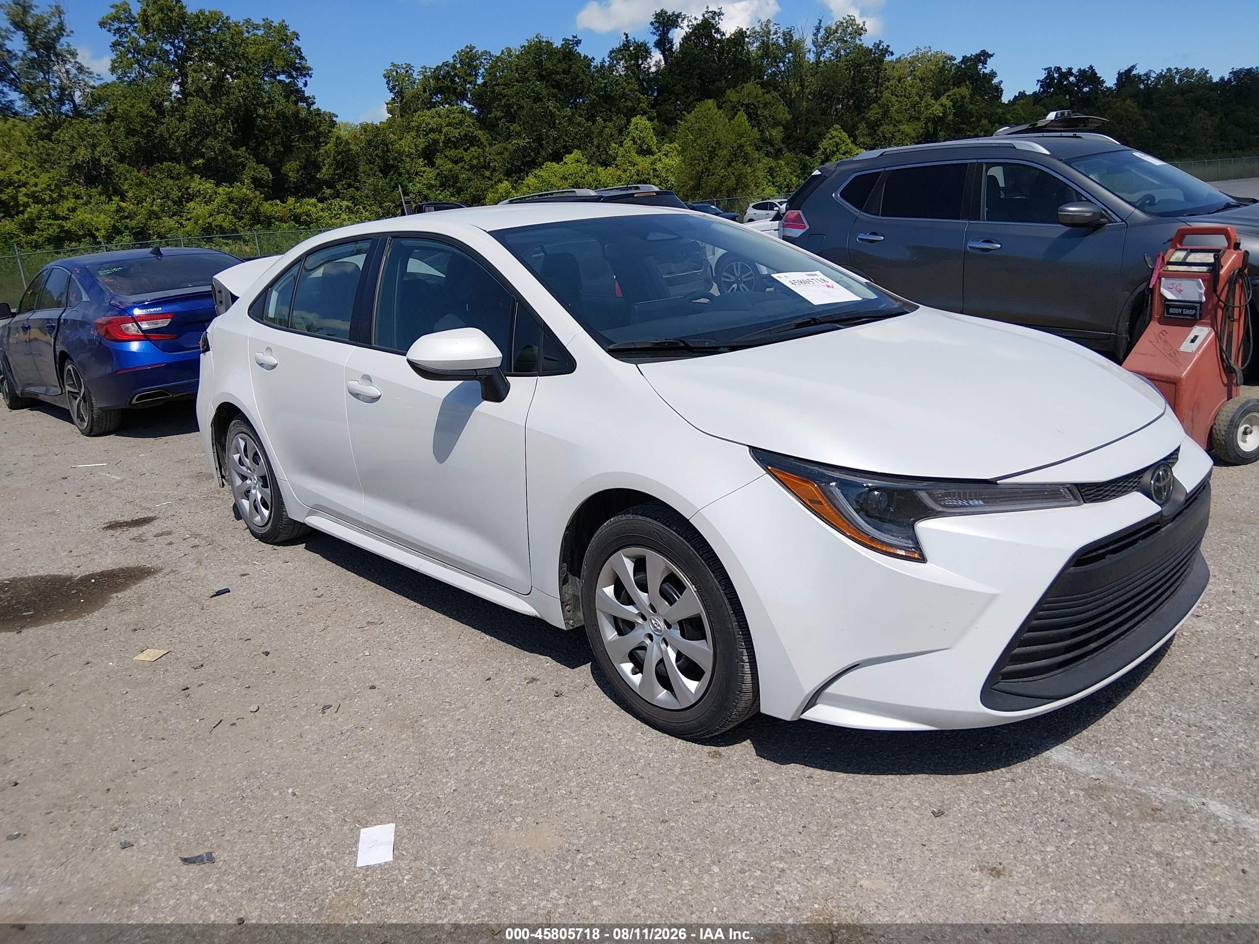 2025 Toyota Corolla LE, VIN 5YFB4MDE5SP272031 — Rear end