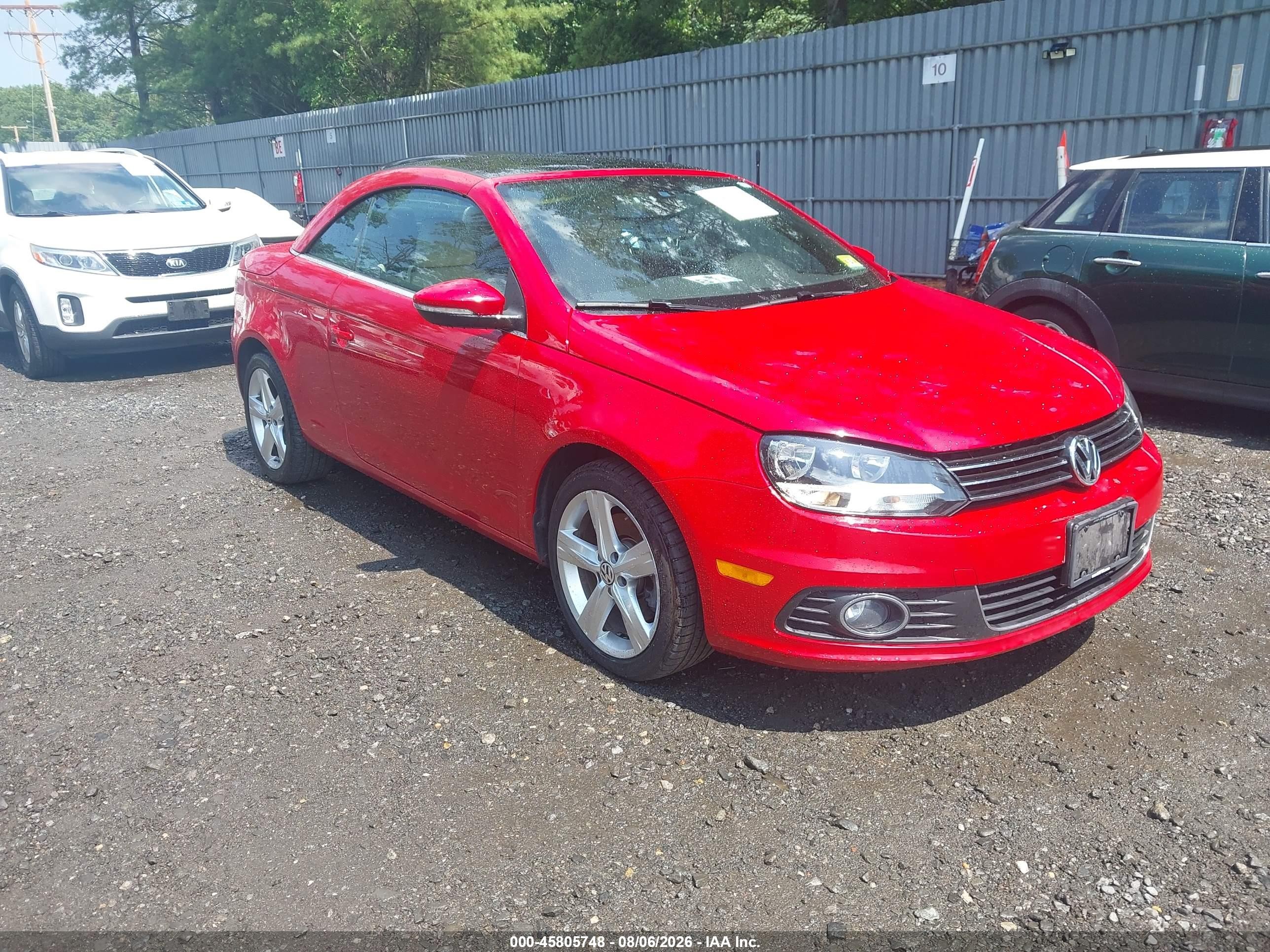 2012 Volkswagen Eos Executive, VIN WVWFW7AH4CV003464 — Undercarriage