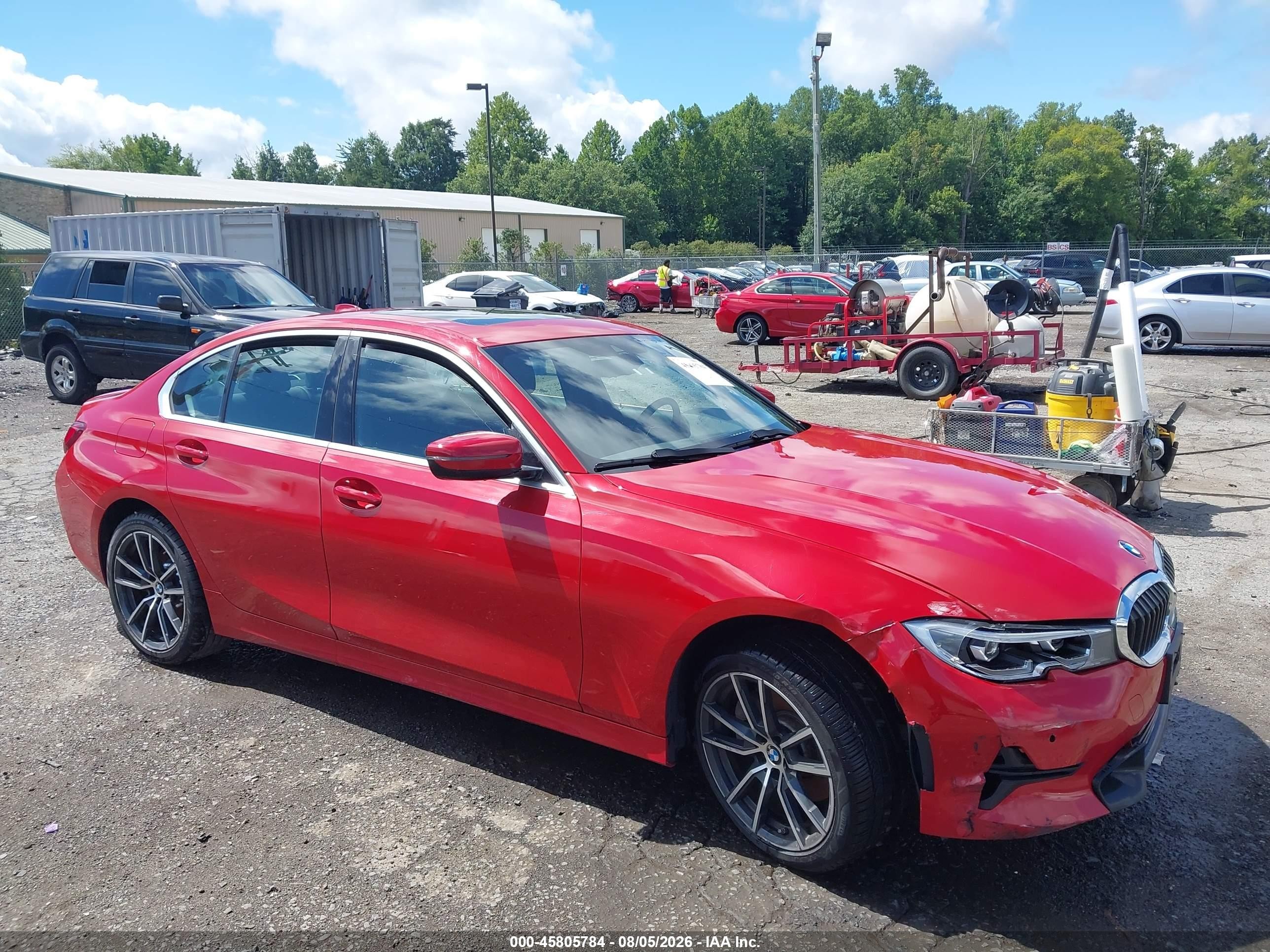 2022 BMW 3 Series 330i xDrive, VIN 3MW5R7J00N8C65708 — Rear end