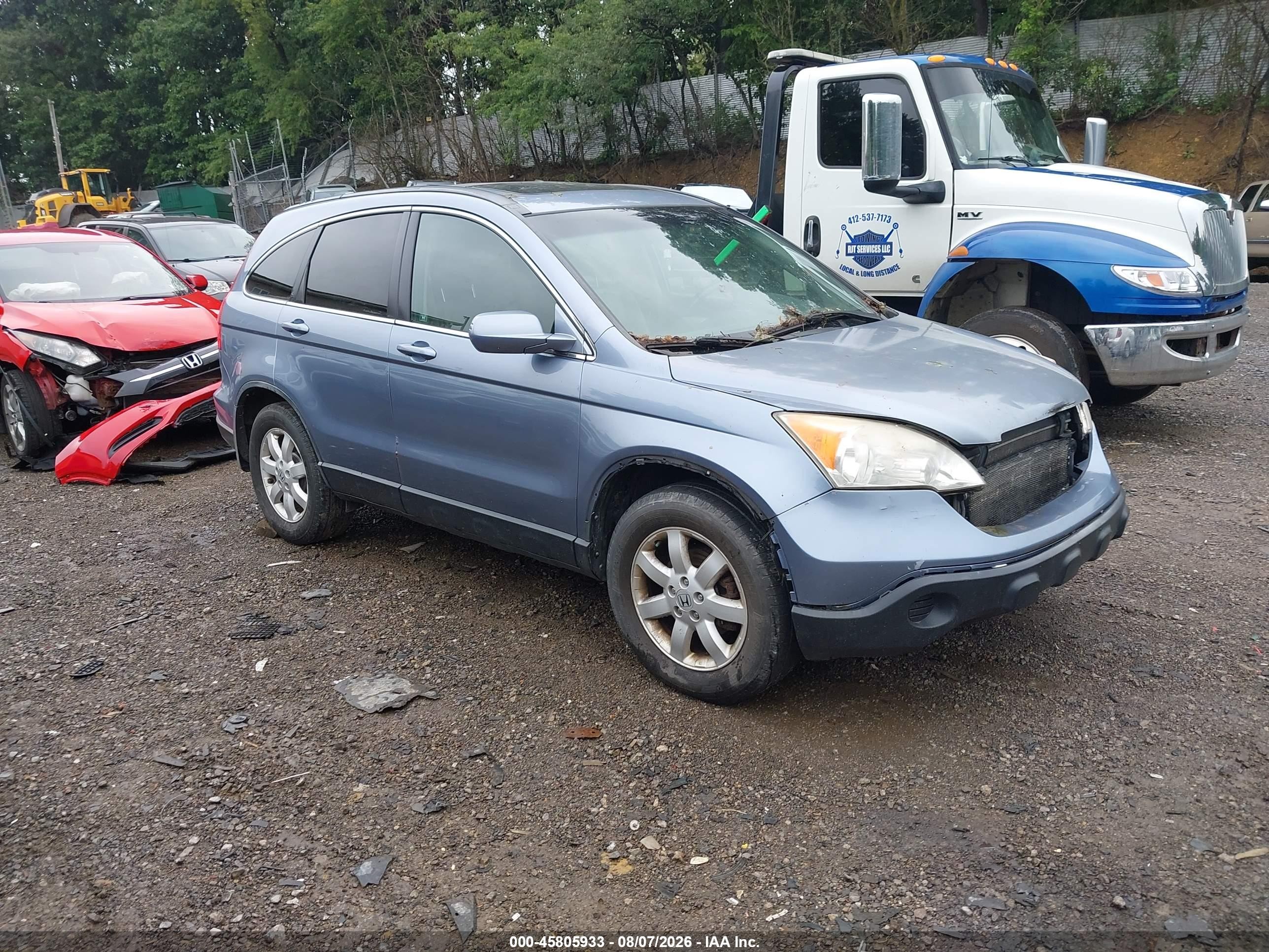 2007 Honda CR-V EX-L, VIN JHLRE48767C096911 — Обычный износ