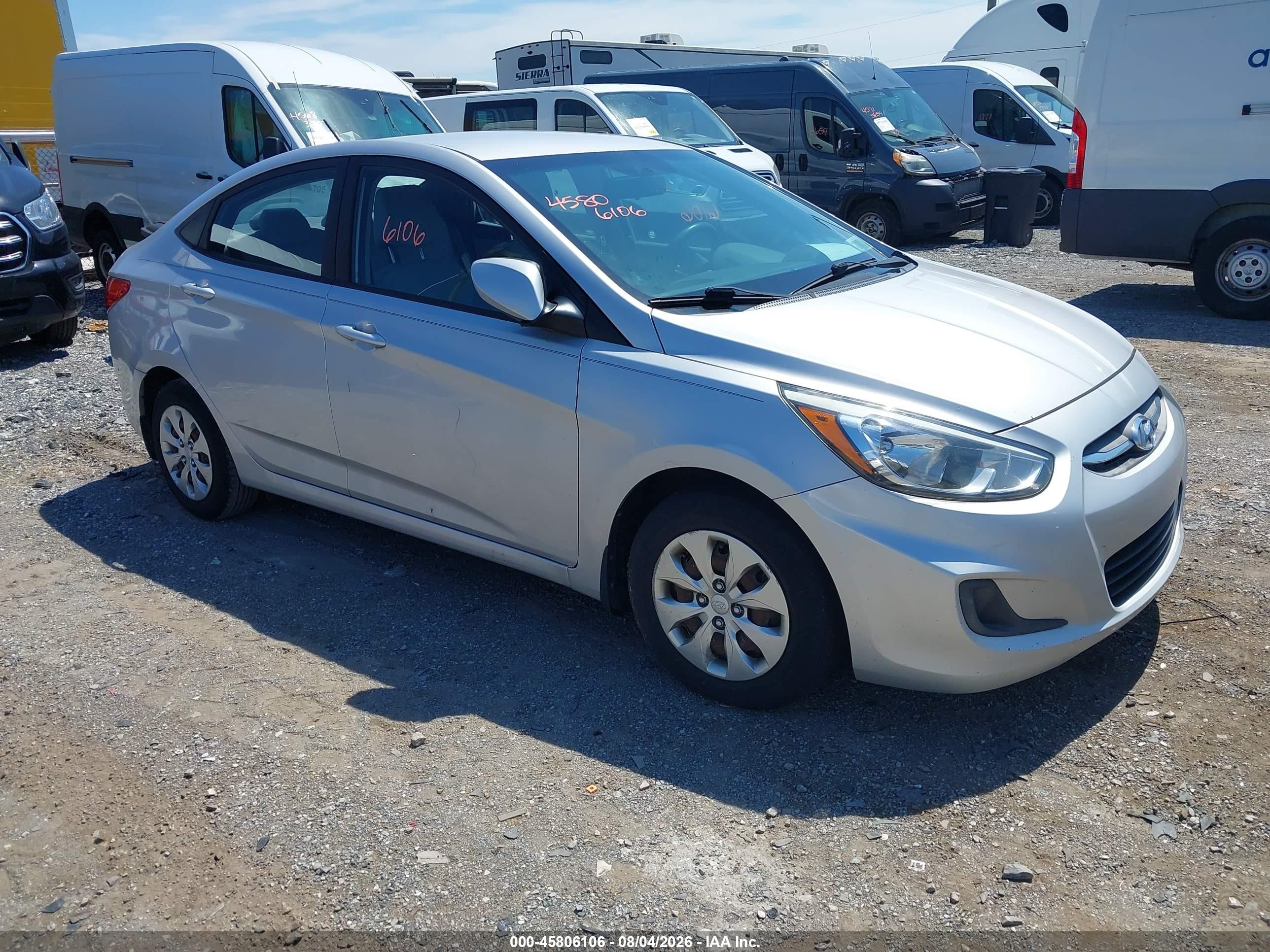 2016 Hyundai Accent SE, VIN KMHCT4AE7GU139630 — Normal wear