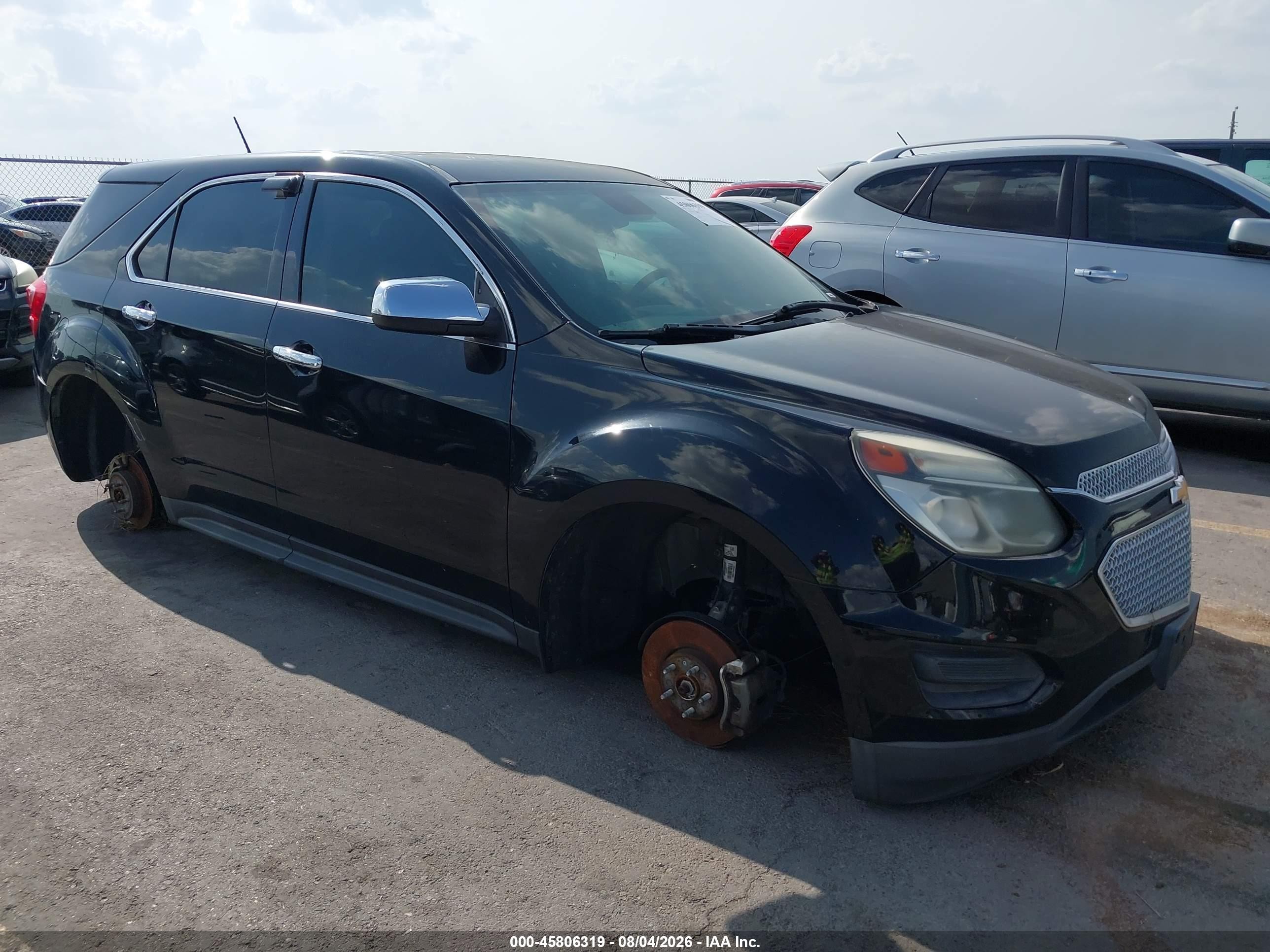2017 Chevrolet Equinox LS, VIN 2GNFLEEK5H6150074 — Обычный износ