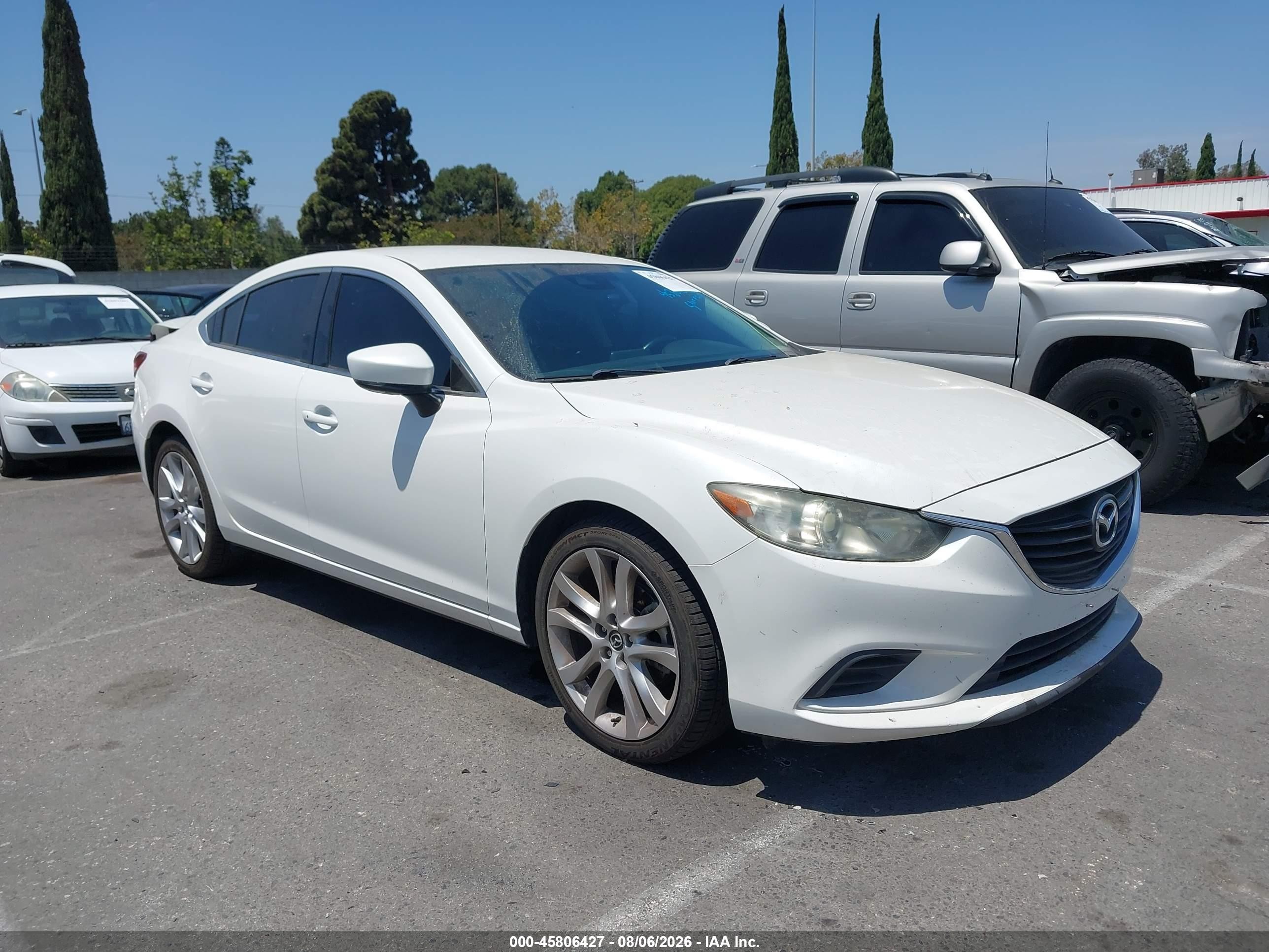 2017 Mazda 6 Touring, VIN JM1GL1V56H1146828 — Rear end