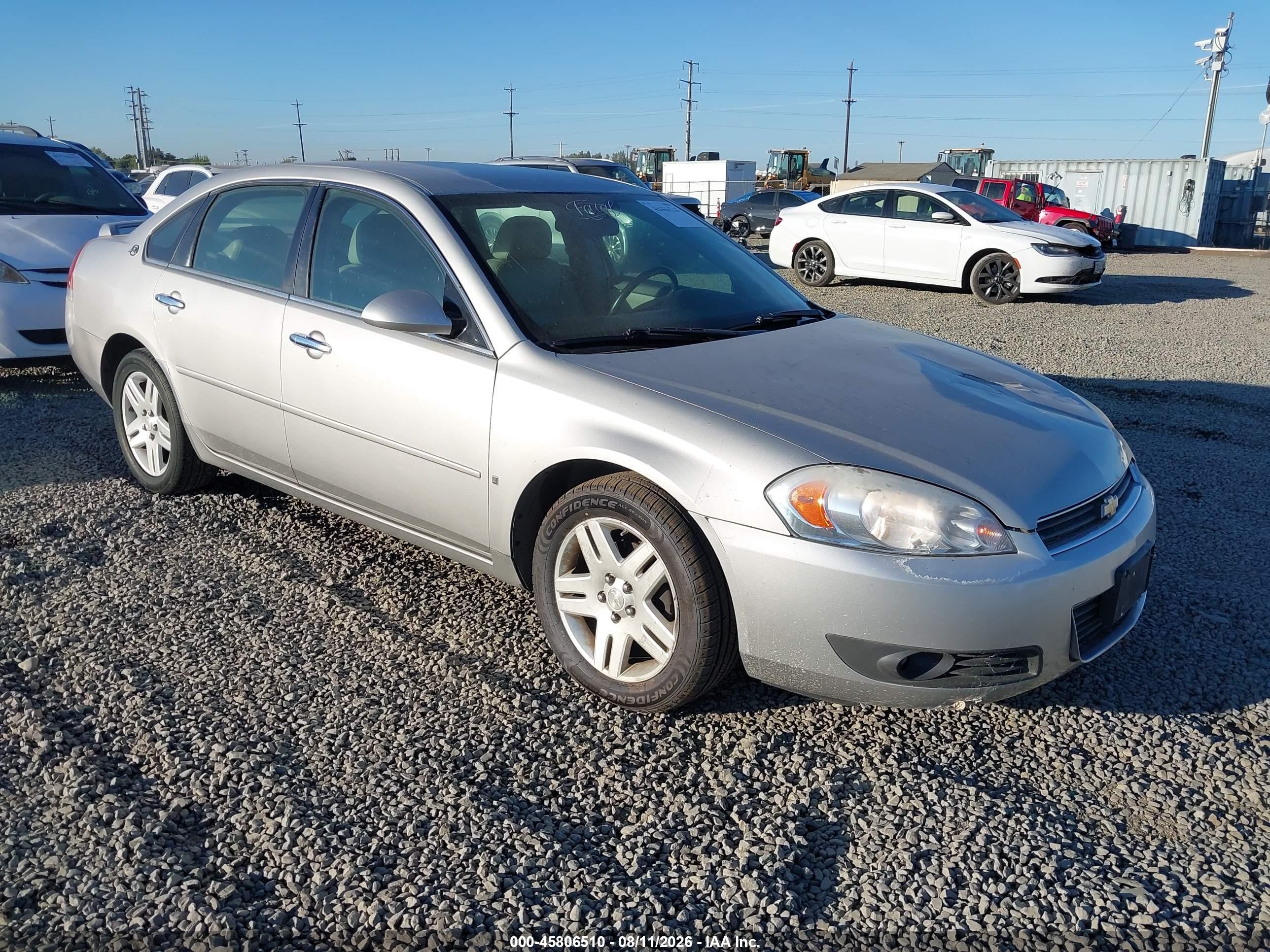 2007 Chevrolet Impala LTZ, VIN 2G1WU58R279153650 — Normal wear