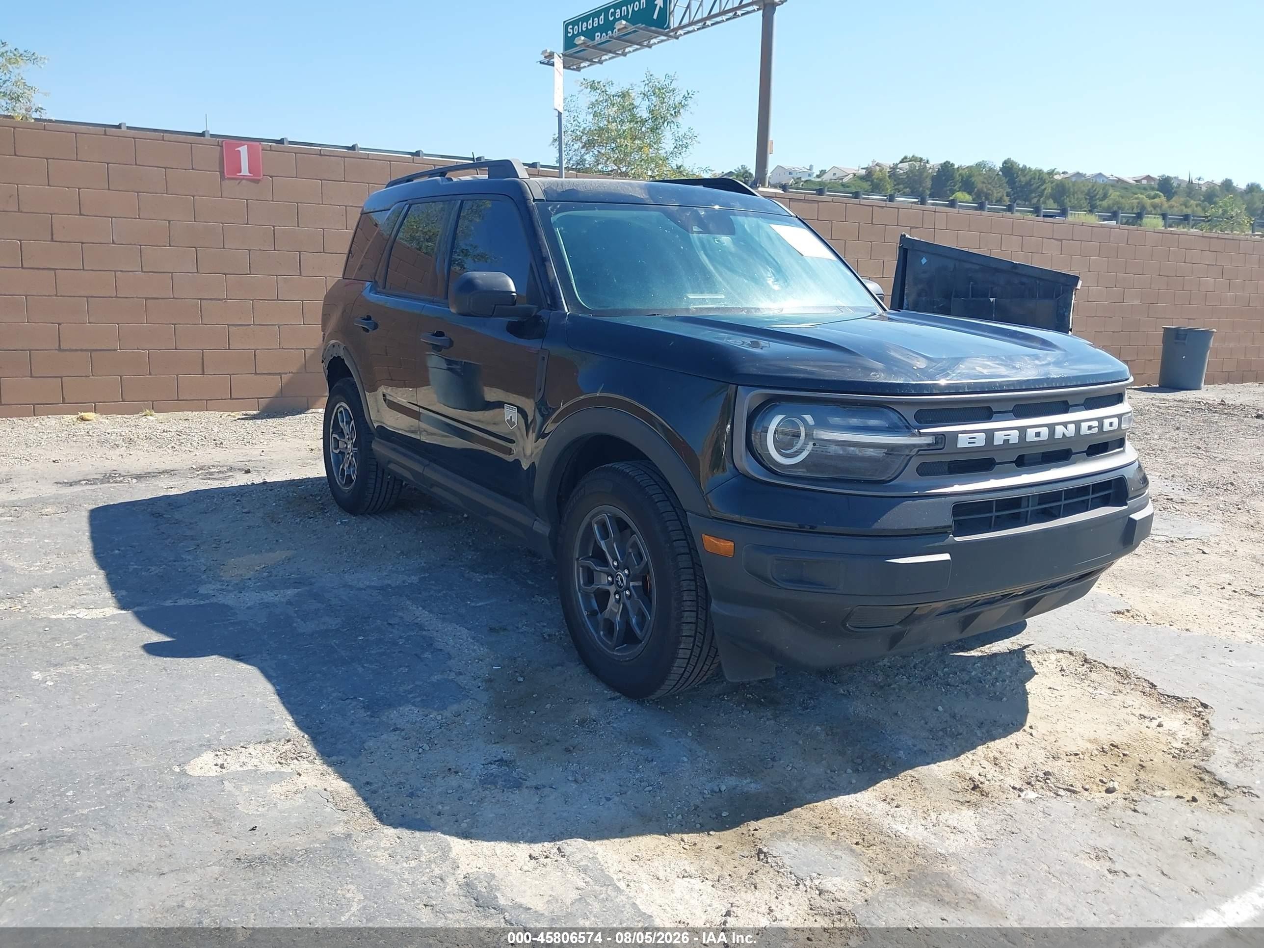 2022 Ford Bronco Sport Big Bend, VIN 3FMCR9B69NRE14499 — Rear end