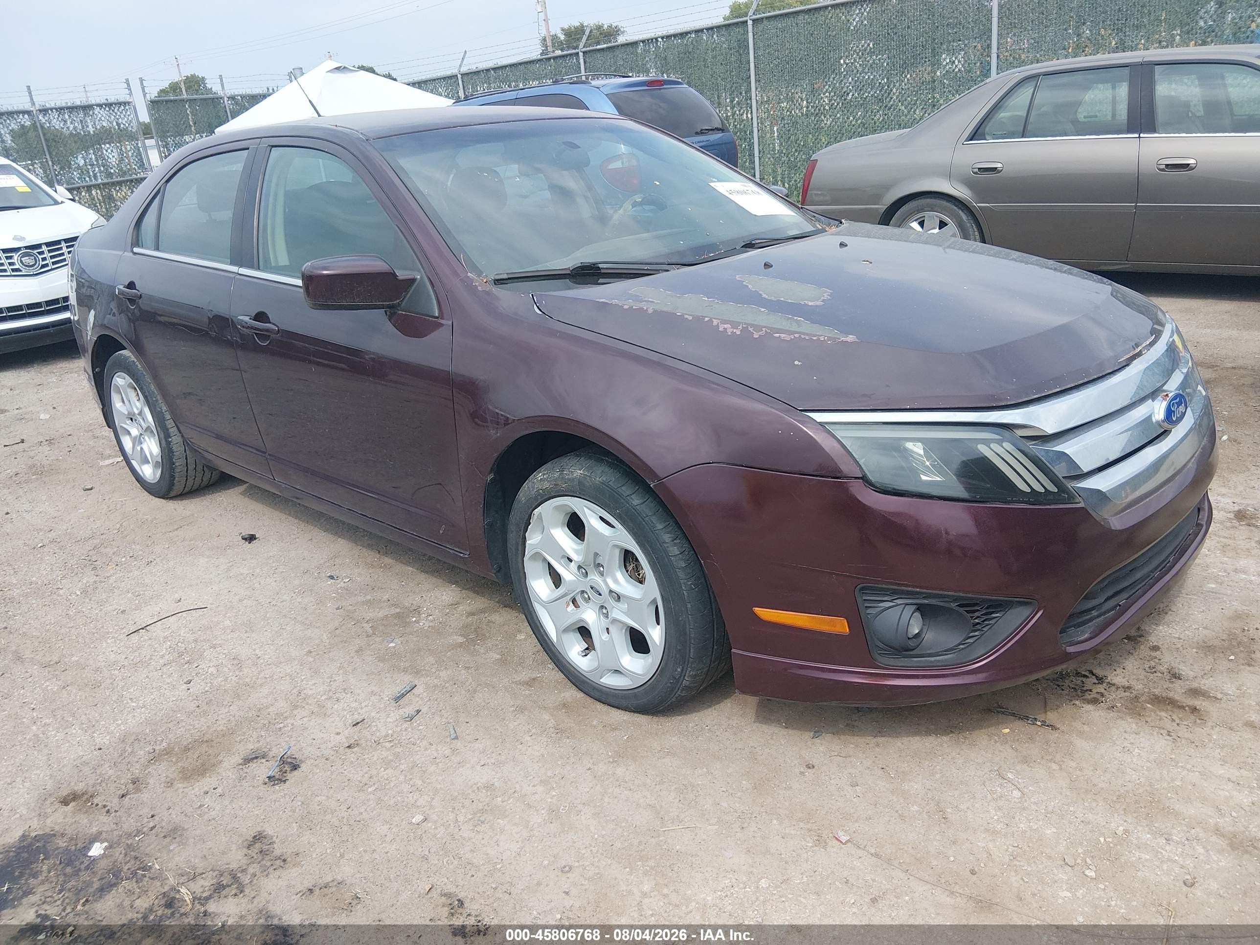 2011 Ford Fusion SE, VIN 3FAHP0HA2BR275311 — Обычный износ