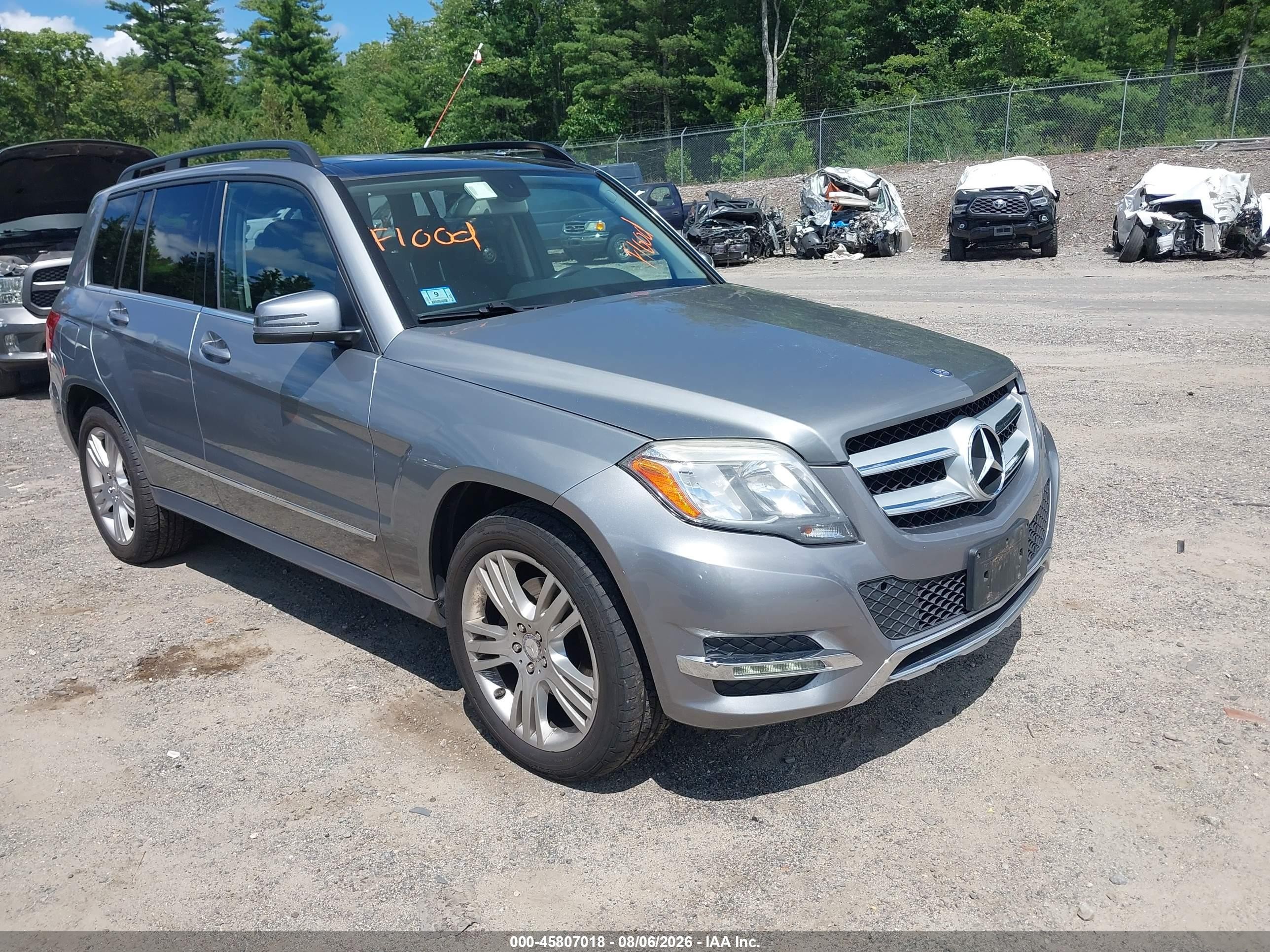 2015 Mercedes-Benz GLK 350, VIN WDCGG8JB3FG381538 — Fresh water flood