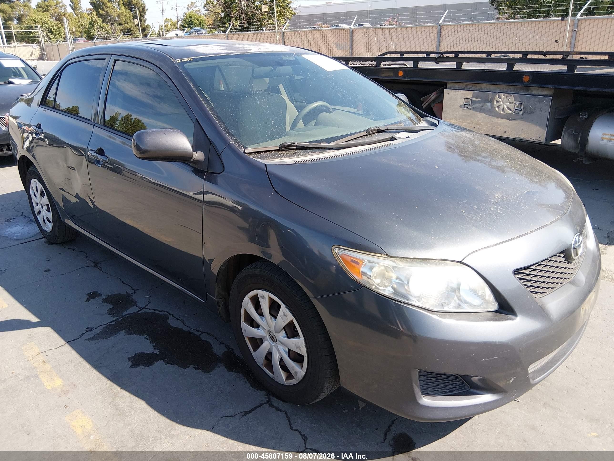 2009 Toyota Corolla LE, VIN 1NXBU40E69Z093236 — Normal wear