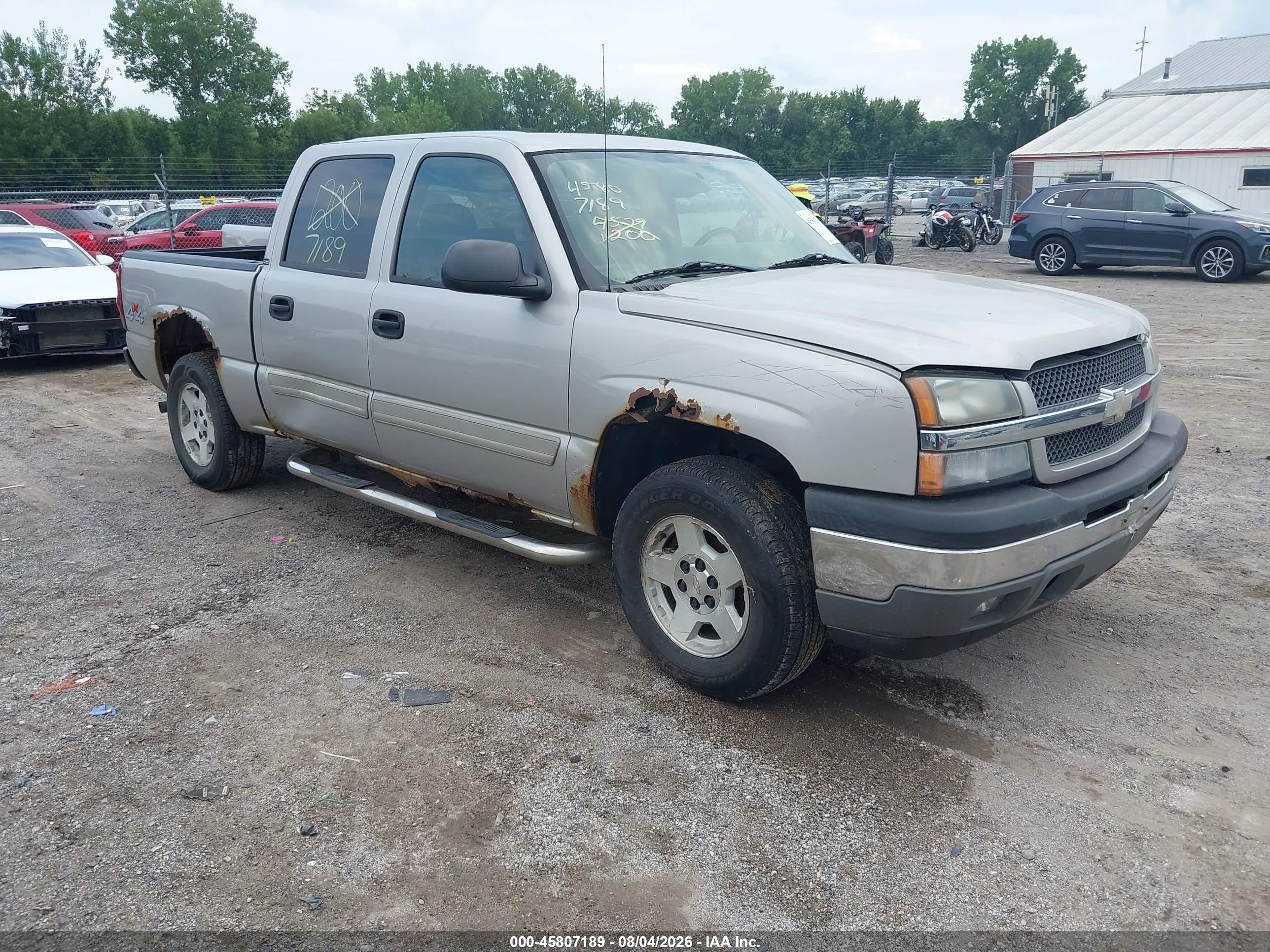 2005 Chevrolet Silverado 1500 Z71, VIN 2GCEK13T851387968 — Normal wear