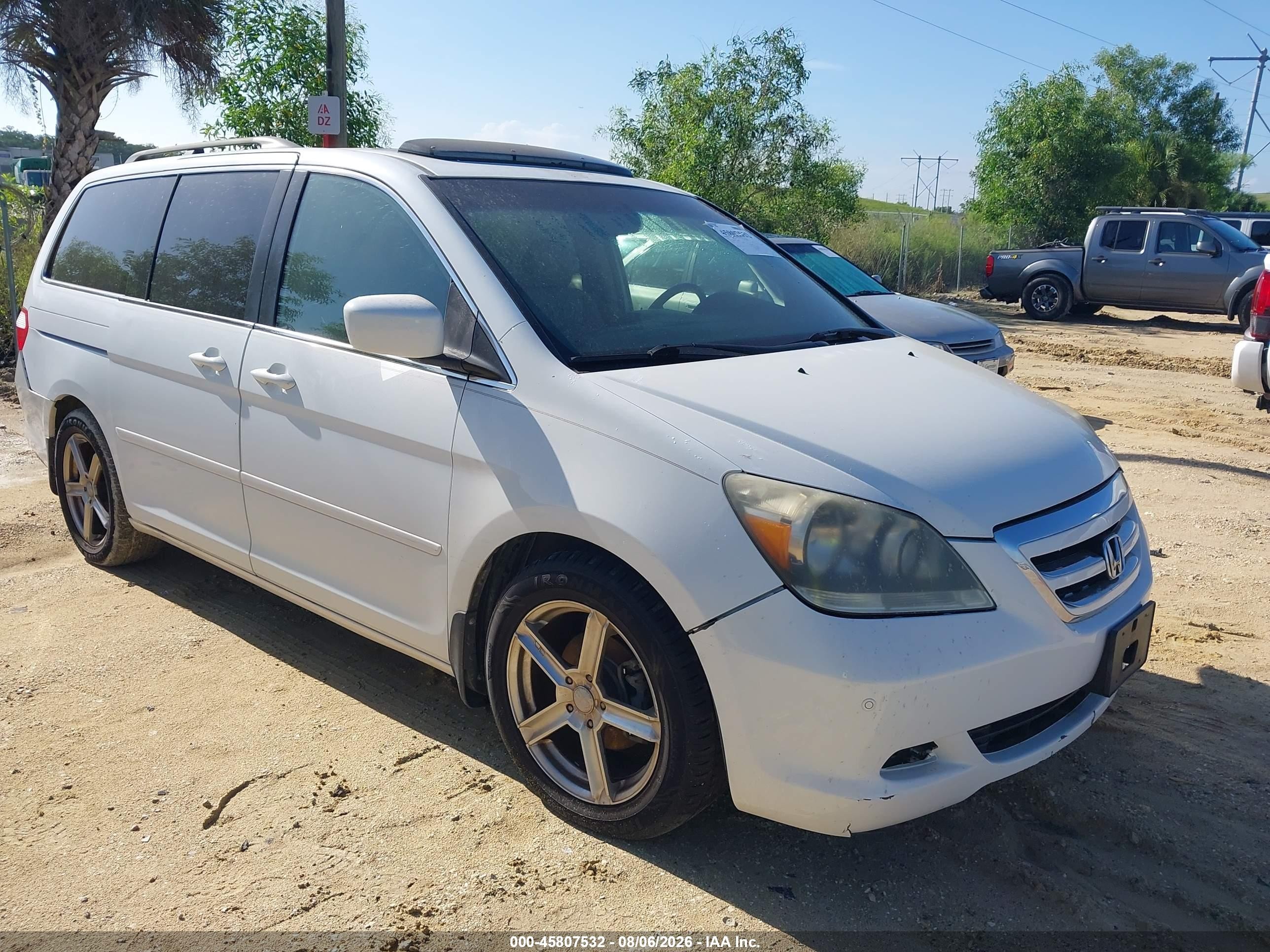 2007 Honda Odyssey Touring, VIN 5FNRL38847B069697 — Обычный износ