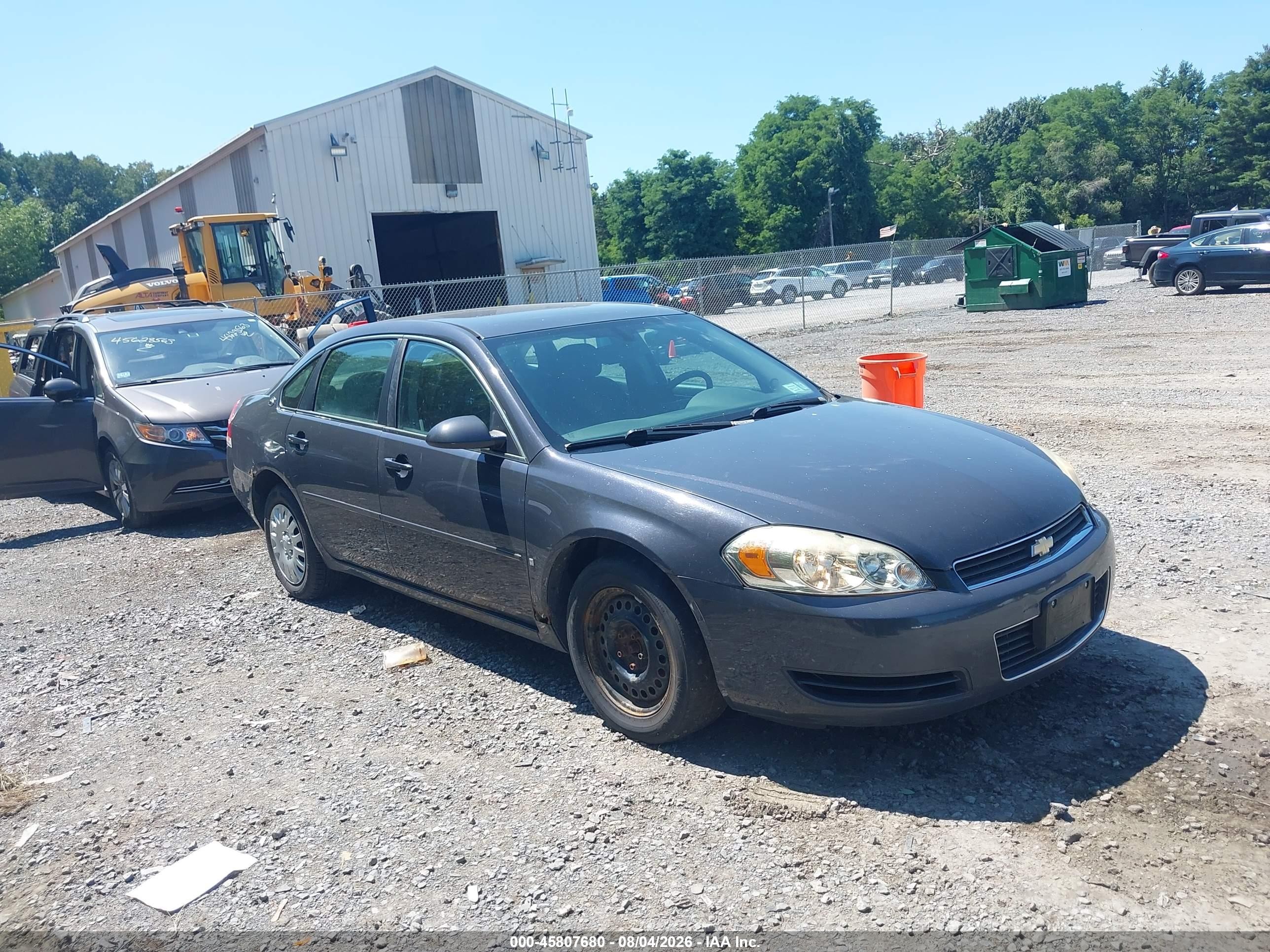 2008 Chevrolet Impala LS, VIN 2G1WB58N781375863 — Обычный износ