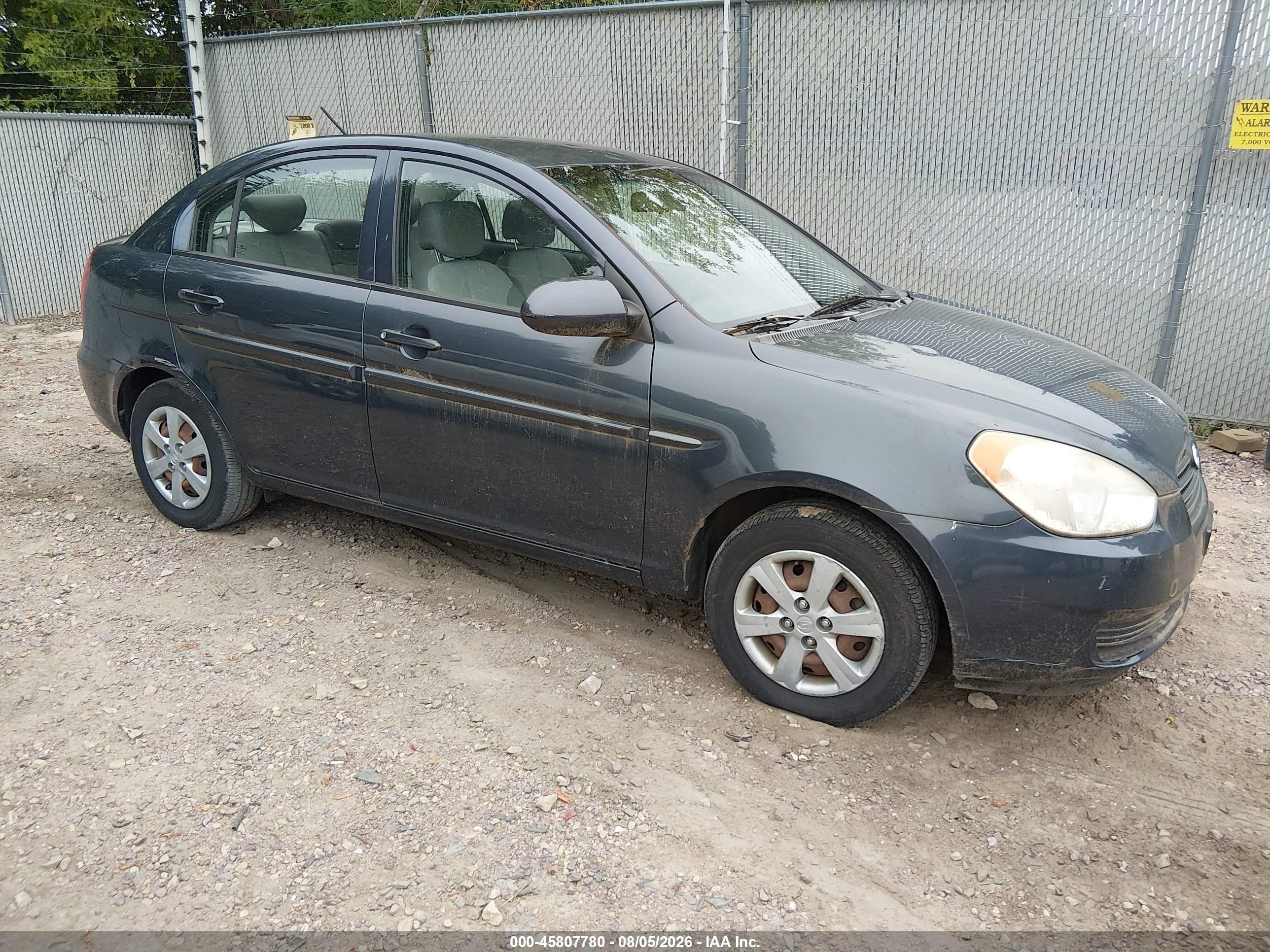 2008 Hyundai Accent GLS, VIN KMHCN46CX8U230460 — Hail