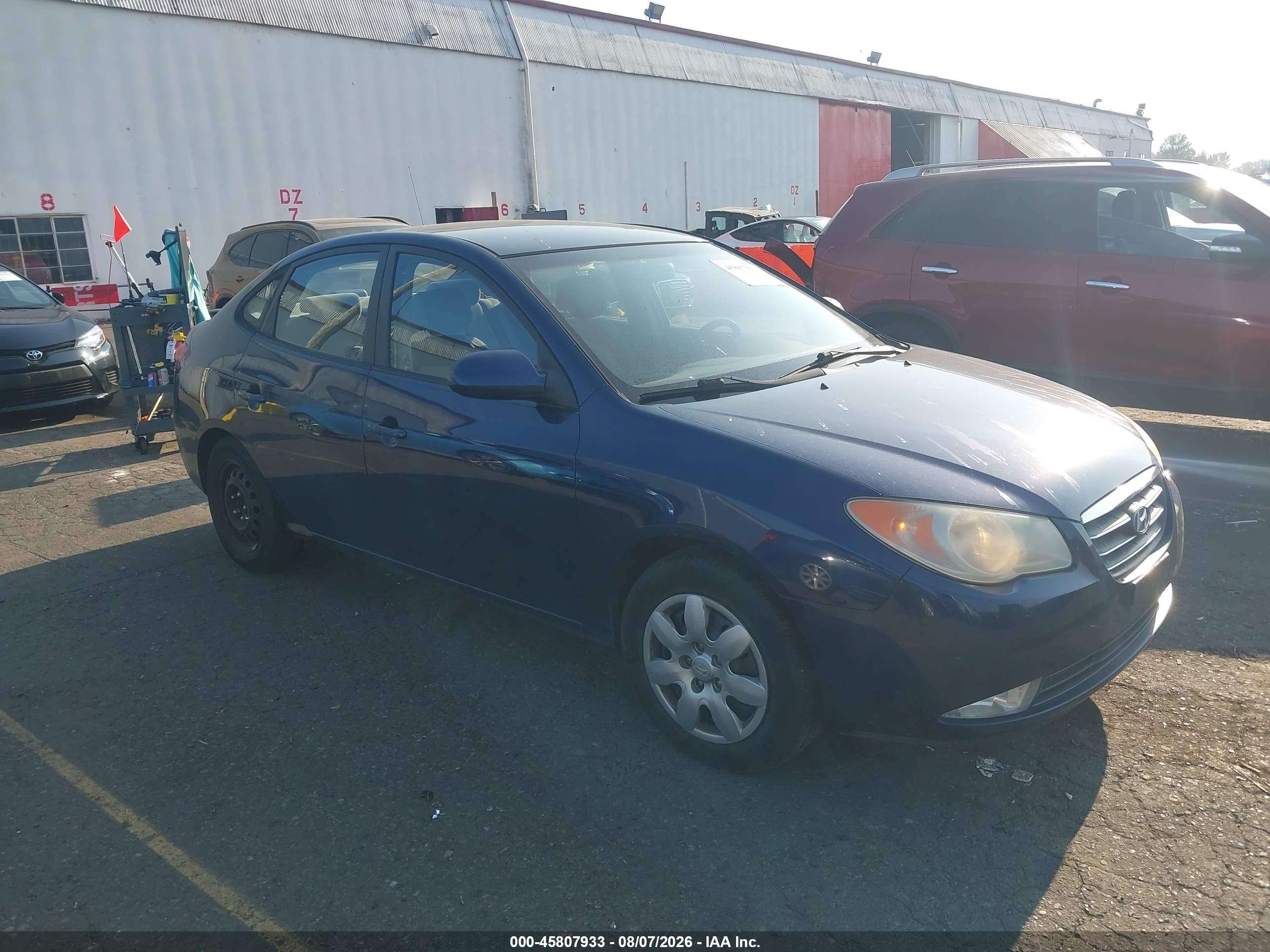 2007 Hyundai Elantra GLS, VIN KMHDU46D27U039016 — Обычный износ