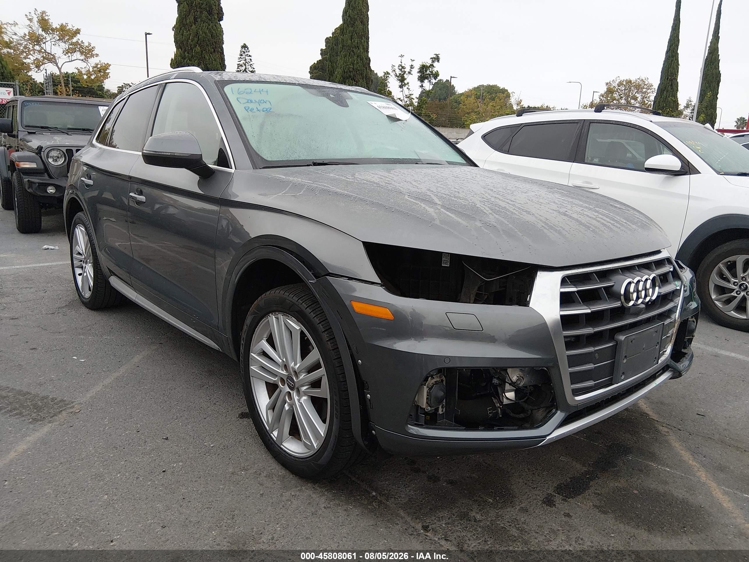 2018 Audi Q5 Prestige, VIN WA1CNAFY4J2147052 — Front end
