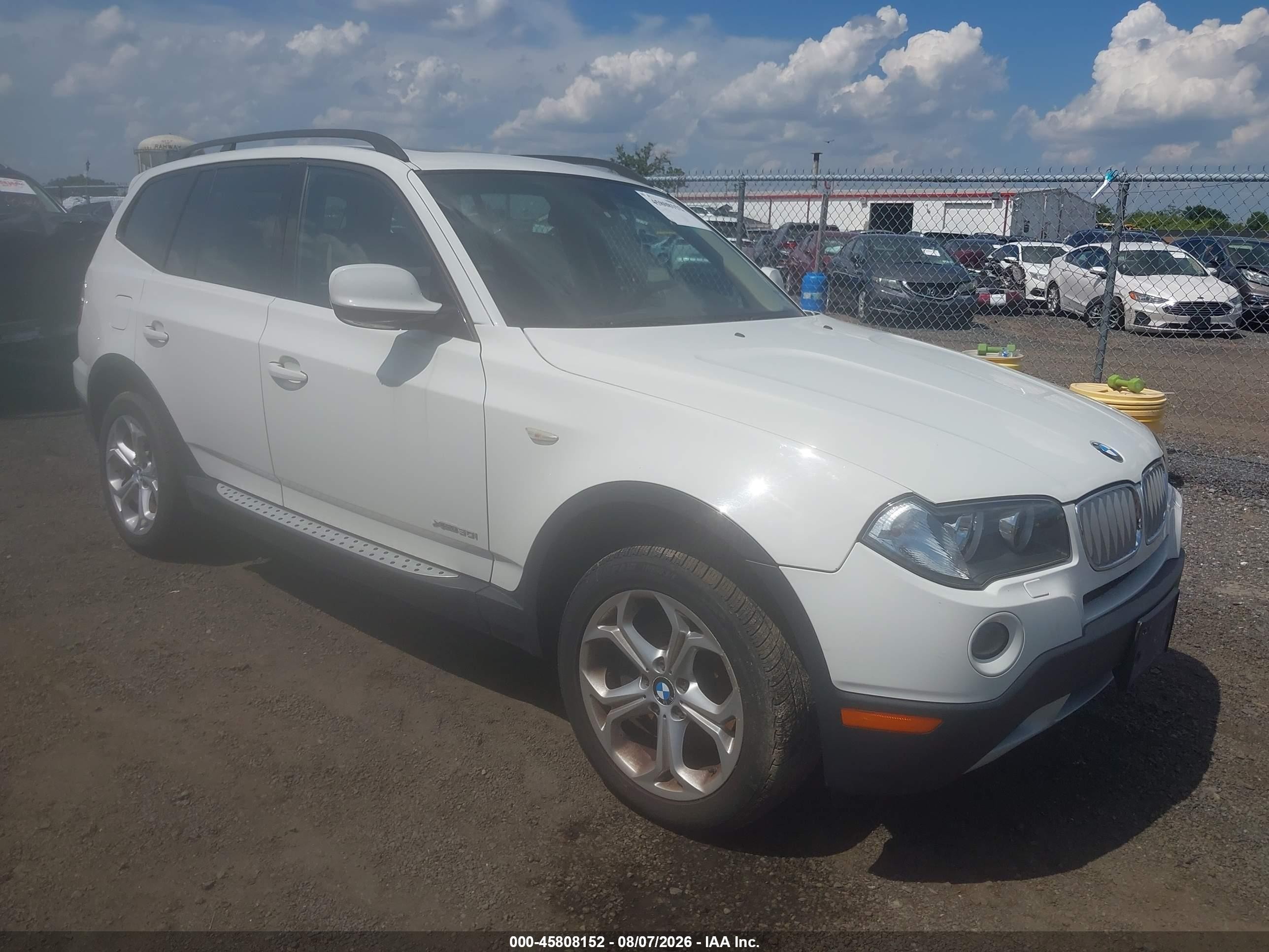 2010 BMW X3 xDrive30i, VIN WBXPC9C43AWJ32759 — Normal wear