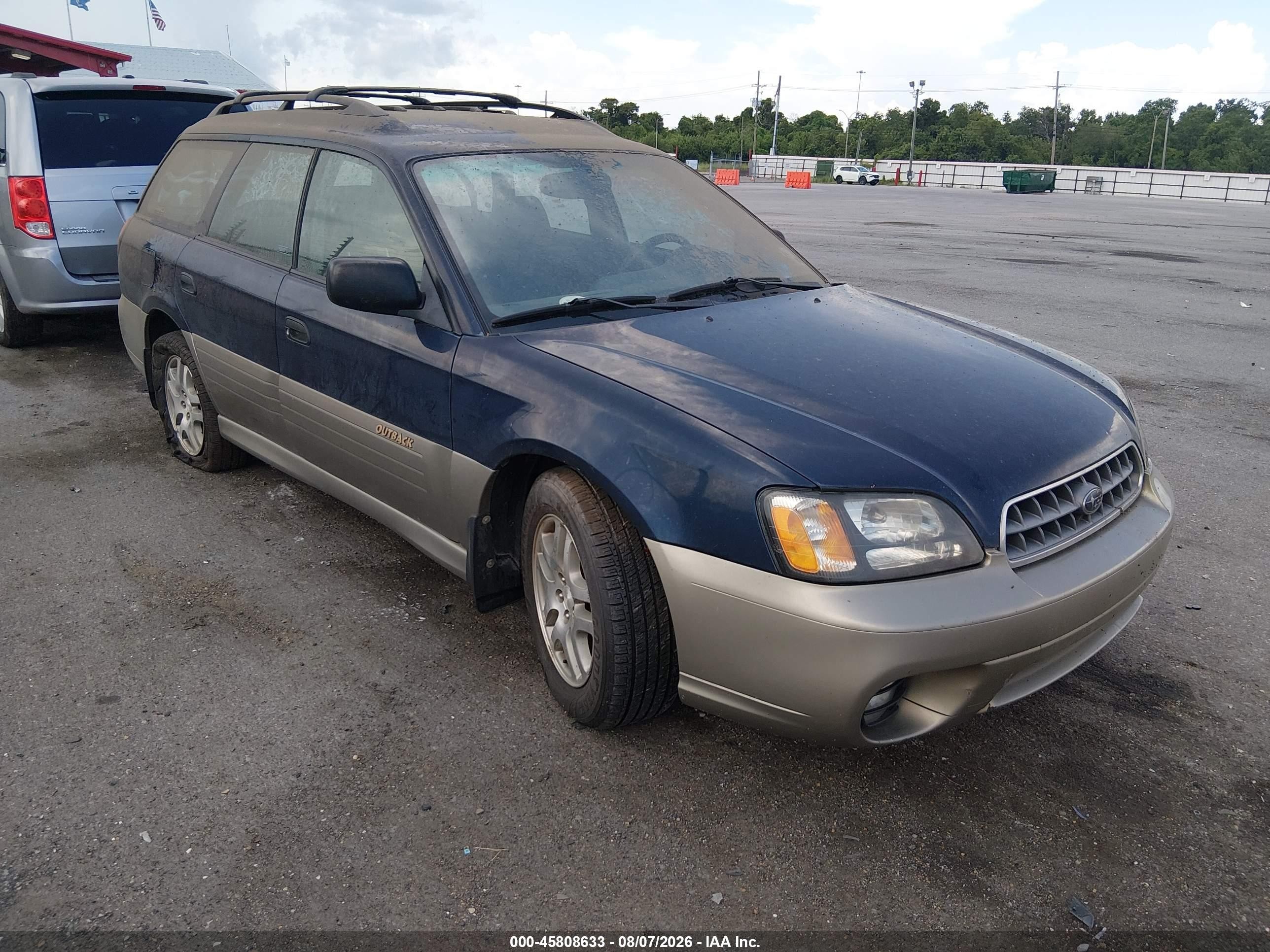 2003 Subaru Legacy Outback, VIN 4S3BH675X36631202 — Normal wear