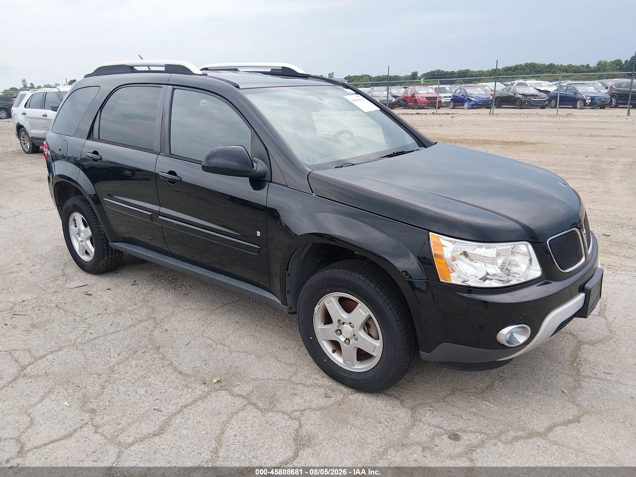 2009 Pontiac Torrent, VIN 2CKDL43F596231389 — Rear end