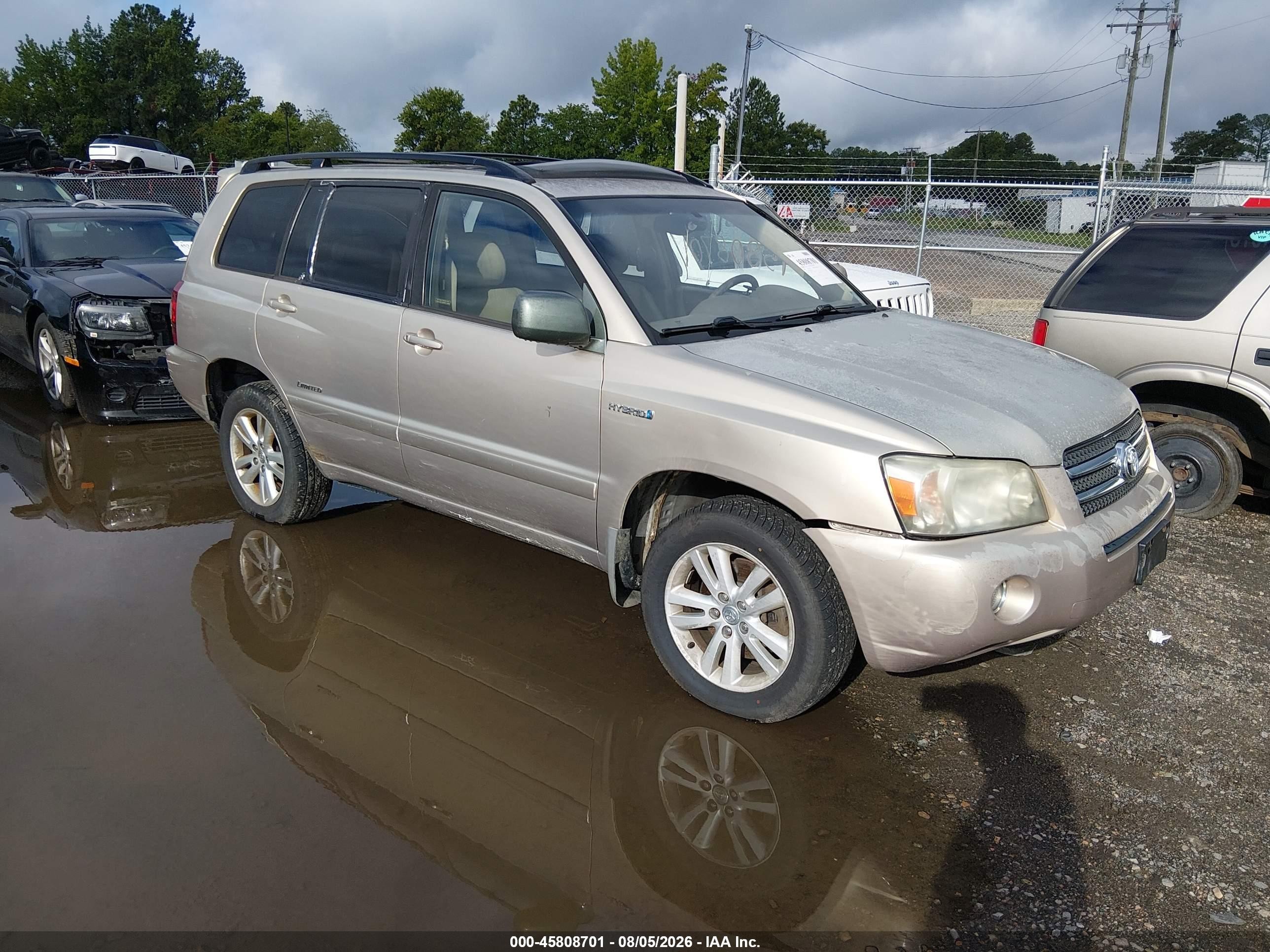 2006 Toyota Highlander Limited, VIN JTEEW21AX60032756 — Normal wear