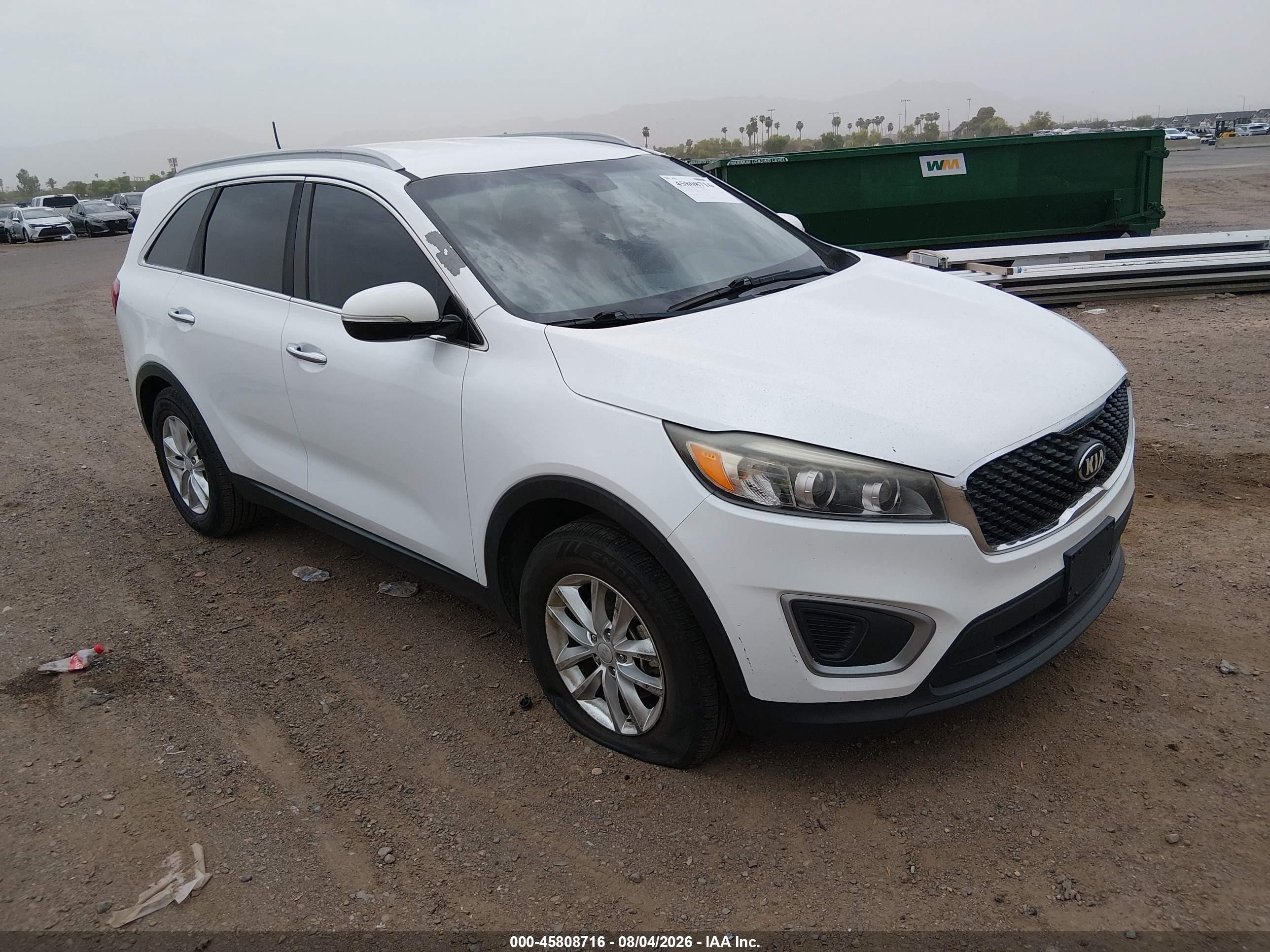 2017 Kia Sorento LX, VIN 5XYPG4A36HG298408 — Normal wear
