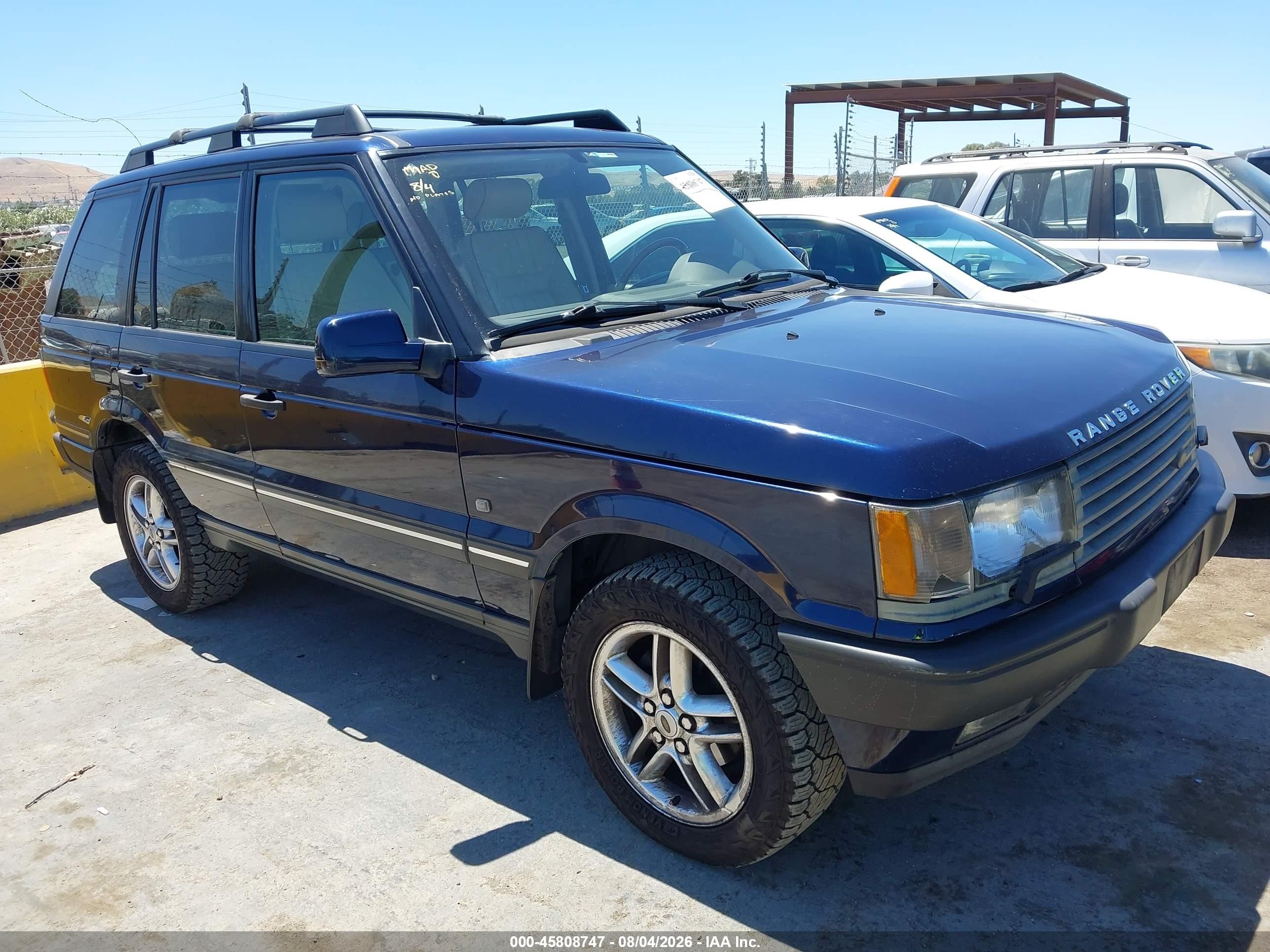 2002 Land Rover Range Rover HSE, VIN SALPM16432A462688 — Normal wear