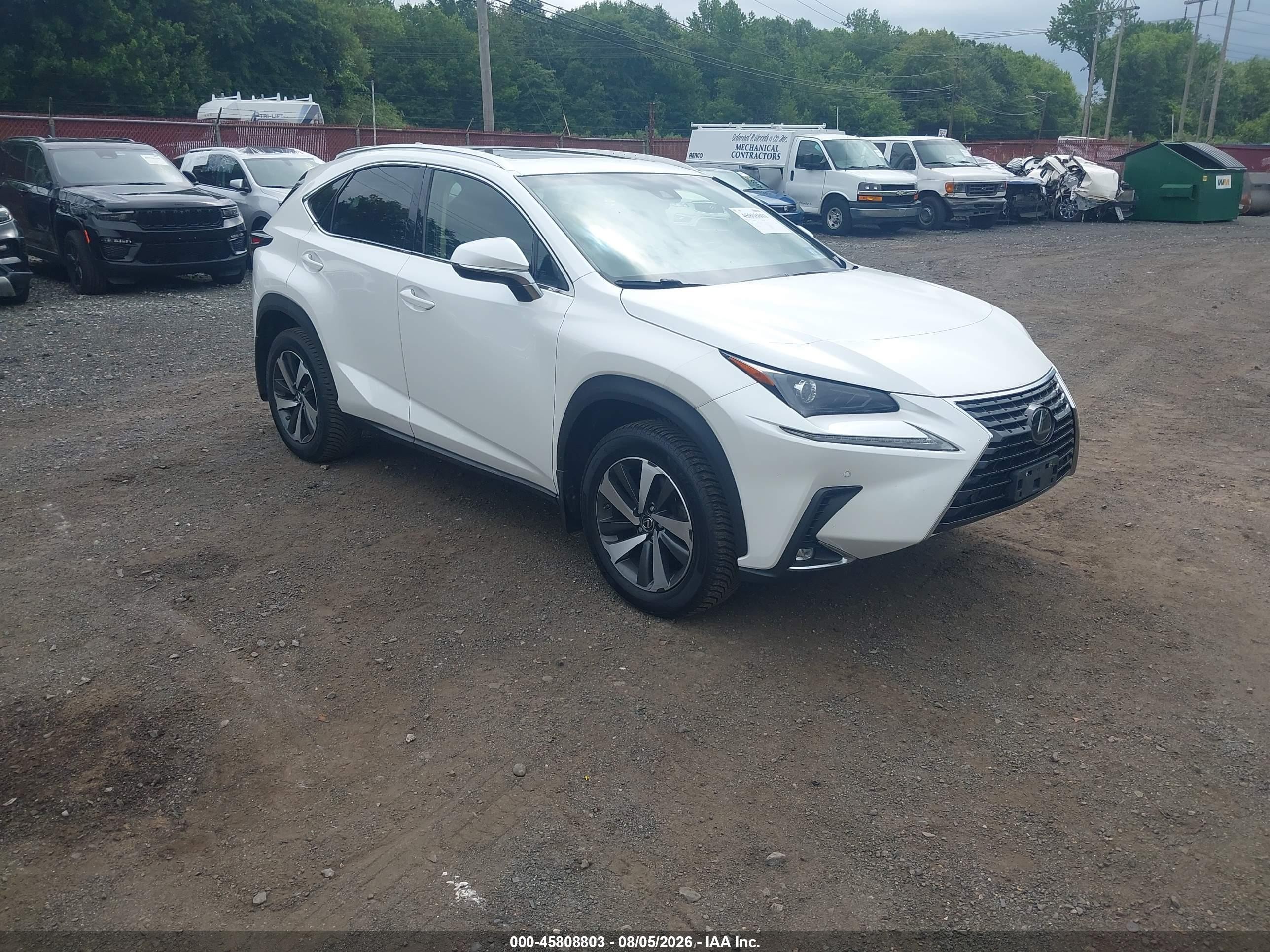 2018 Lexus NX 300, VIN JTJBARBZ5J2171366 — Side