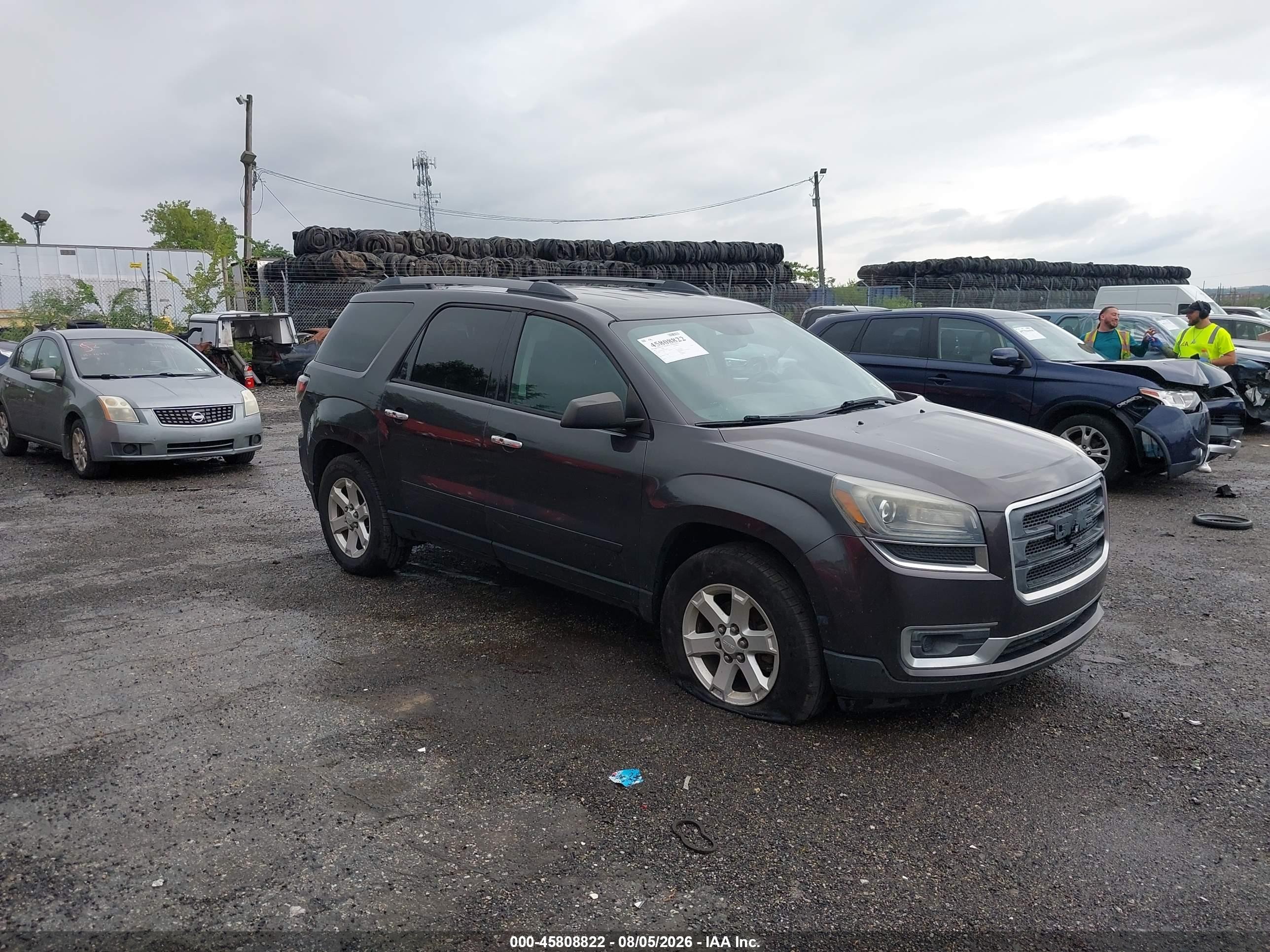 2015 GMC Acadia SLE, VIN 1GKKVPKD6FJ194608 — Side