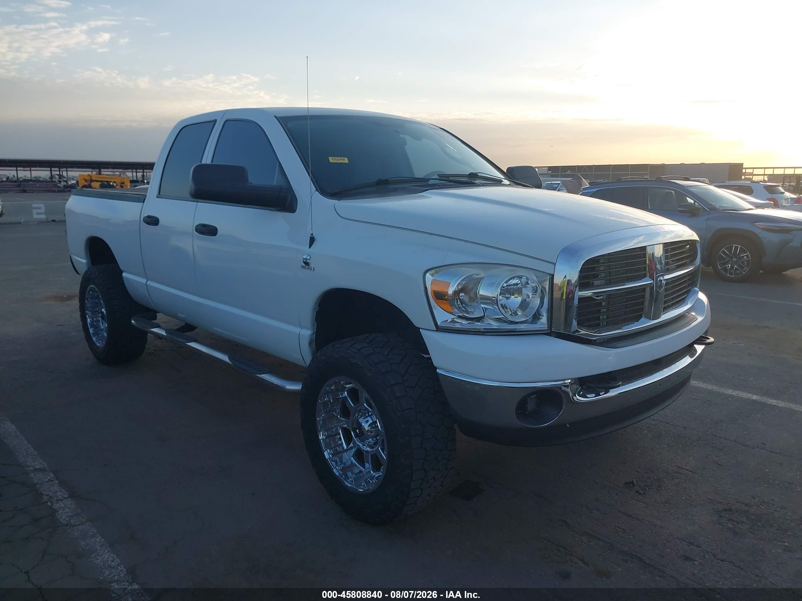2007 Dodge 2500 SLT, VIN 1D7KS28C17J559063 — Rear end