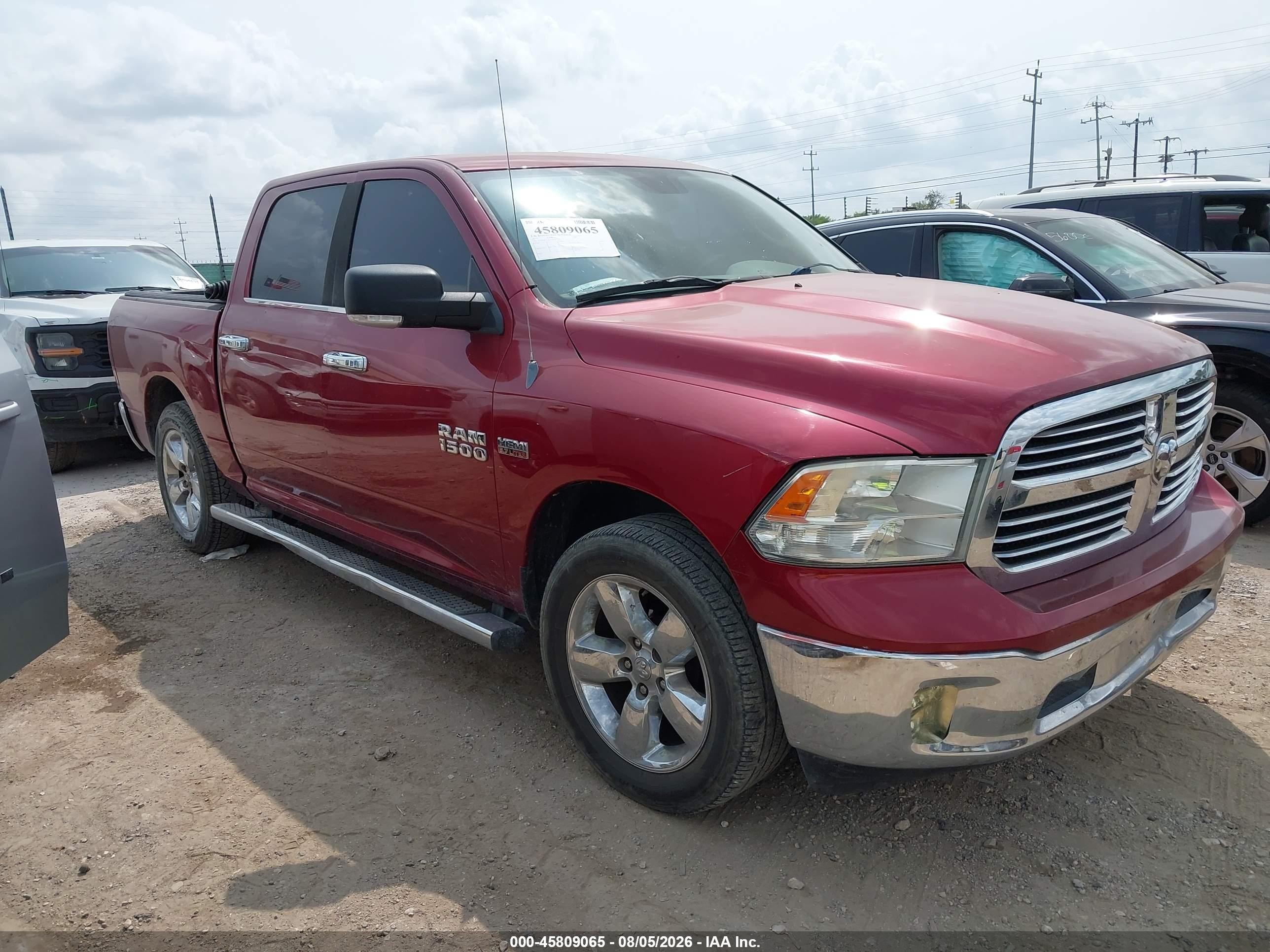 2013 Ram 1500 SLT, VIN 1C6RR6LT5DS510190 — Hail