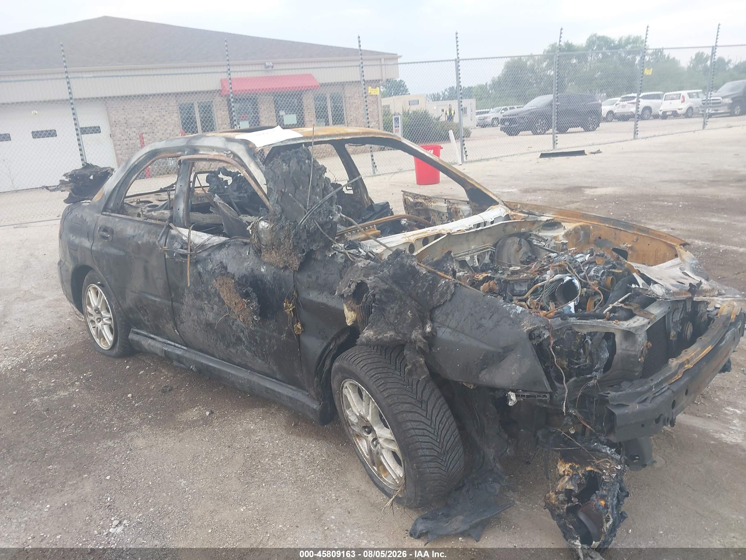 2005 Subaru Impreza WRX, VIN JF1GD29645G505761 — Burn