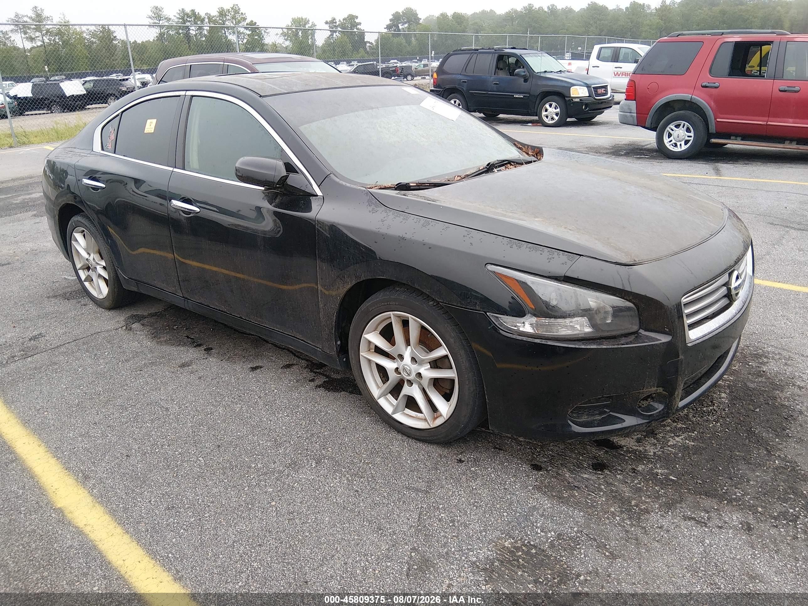2012 Nissan Maxima S, VIN 1N4AA5AP4CC848546 — Обычный износ