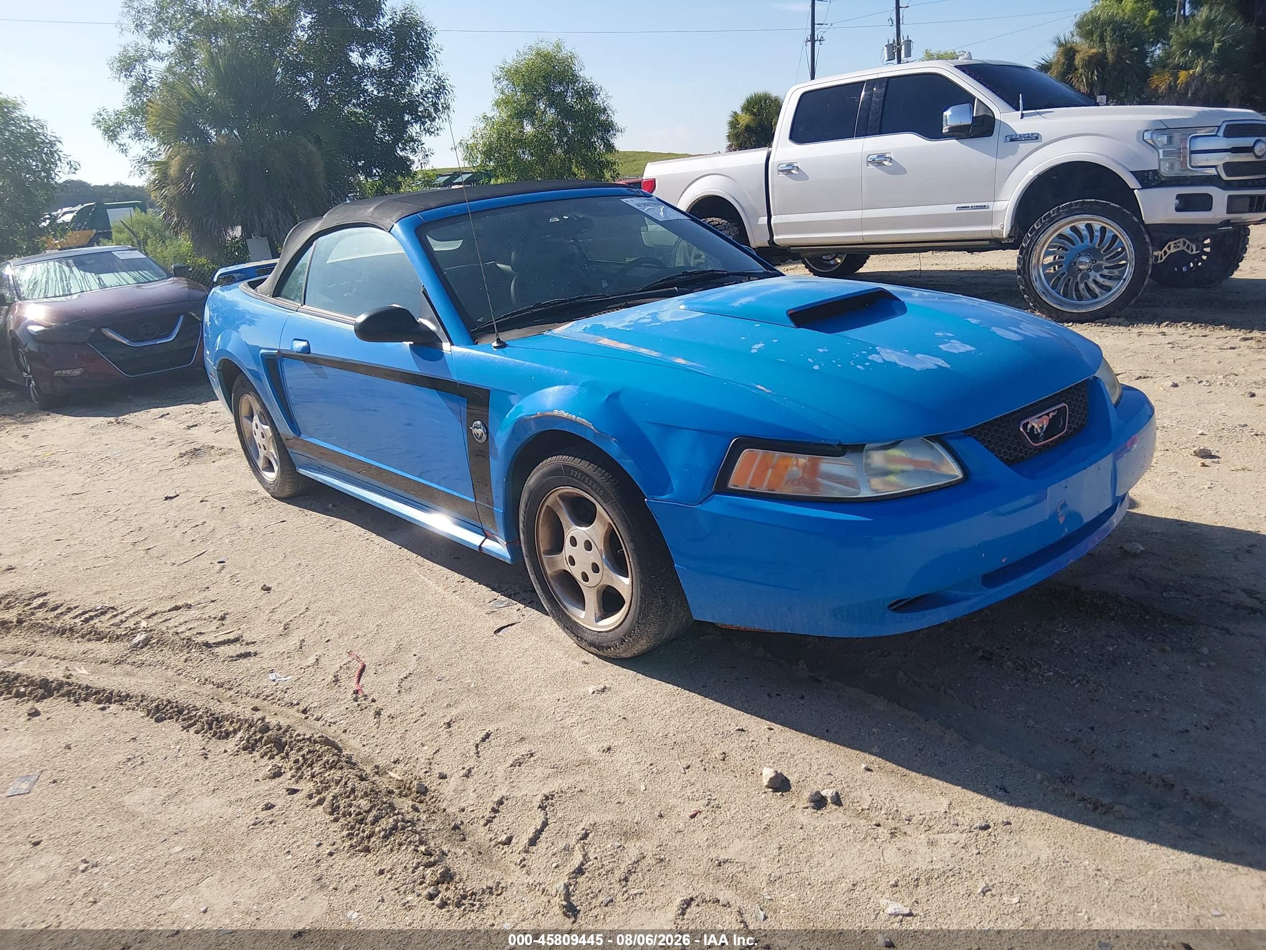 2004 Ford Mustang Deluxe, VIN 1FAFP44444F120063 — Обычный износ