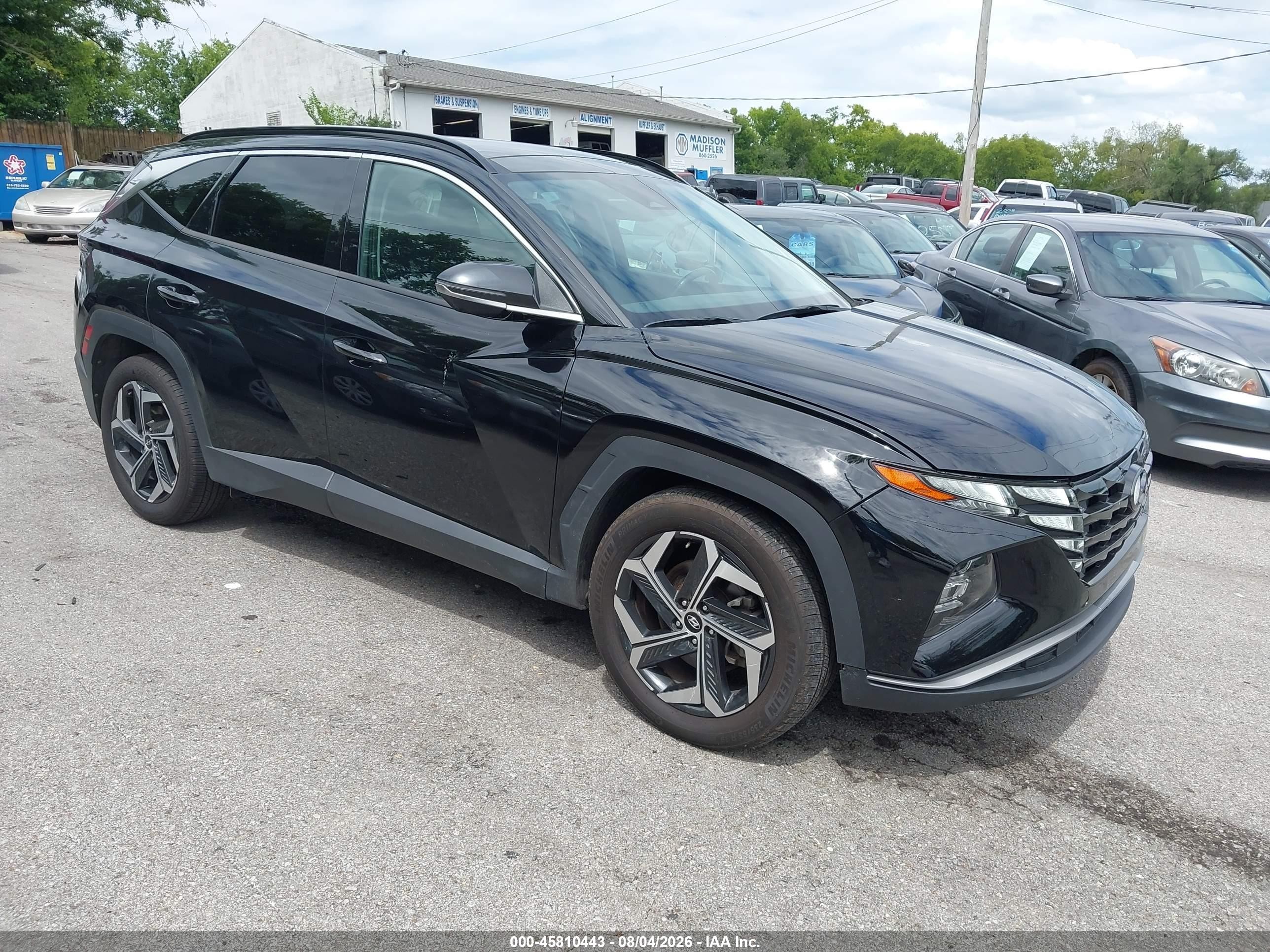 2022 Hyundai Tucson Limited, VIN 5NMJE3AE9NH106407 — Обычный износ