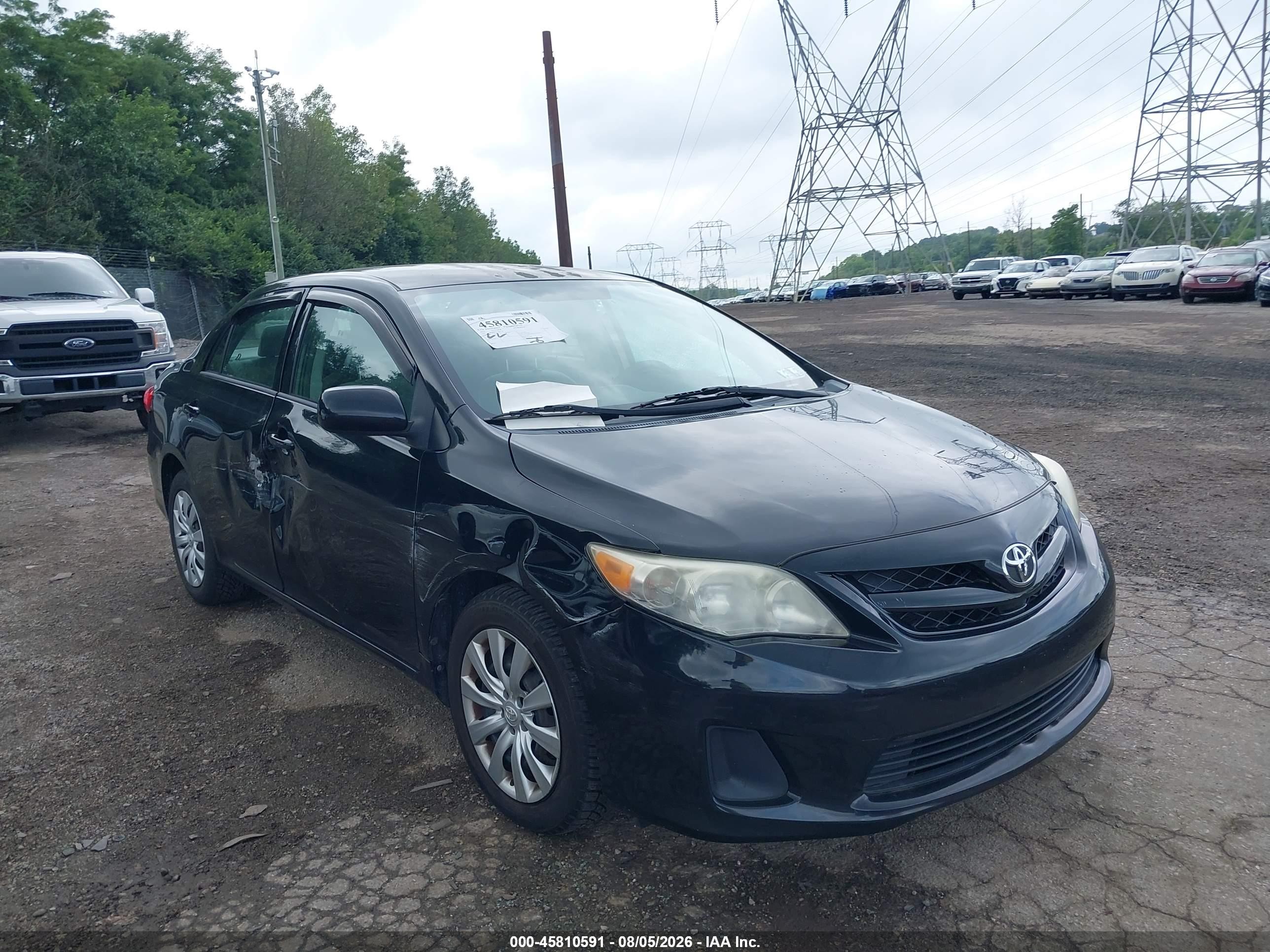 2012 Toyota Corolla LE, VIN 2T1BU4EE7CC866474 — Front end