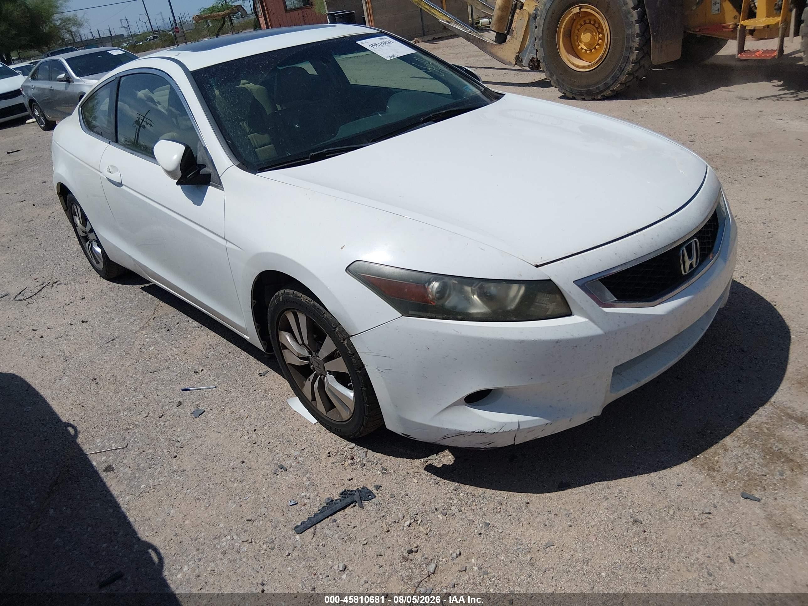 2008 Honda Accord EX-L, VIN 1HGCS12898A008637 — Не указано