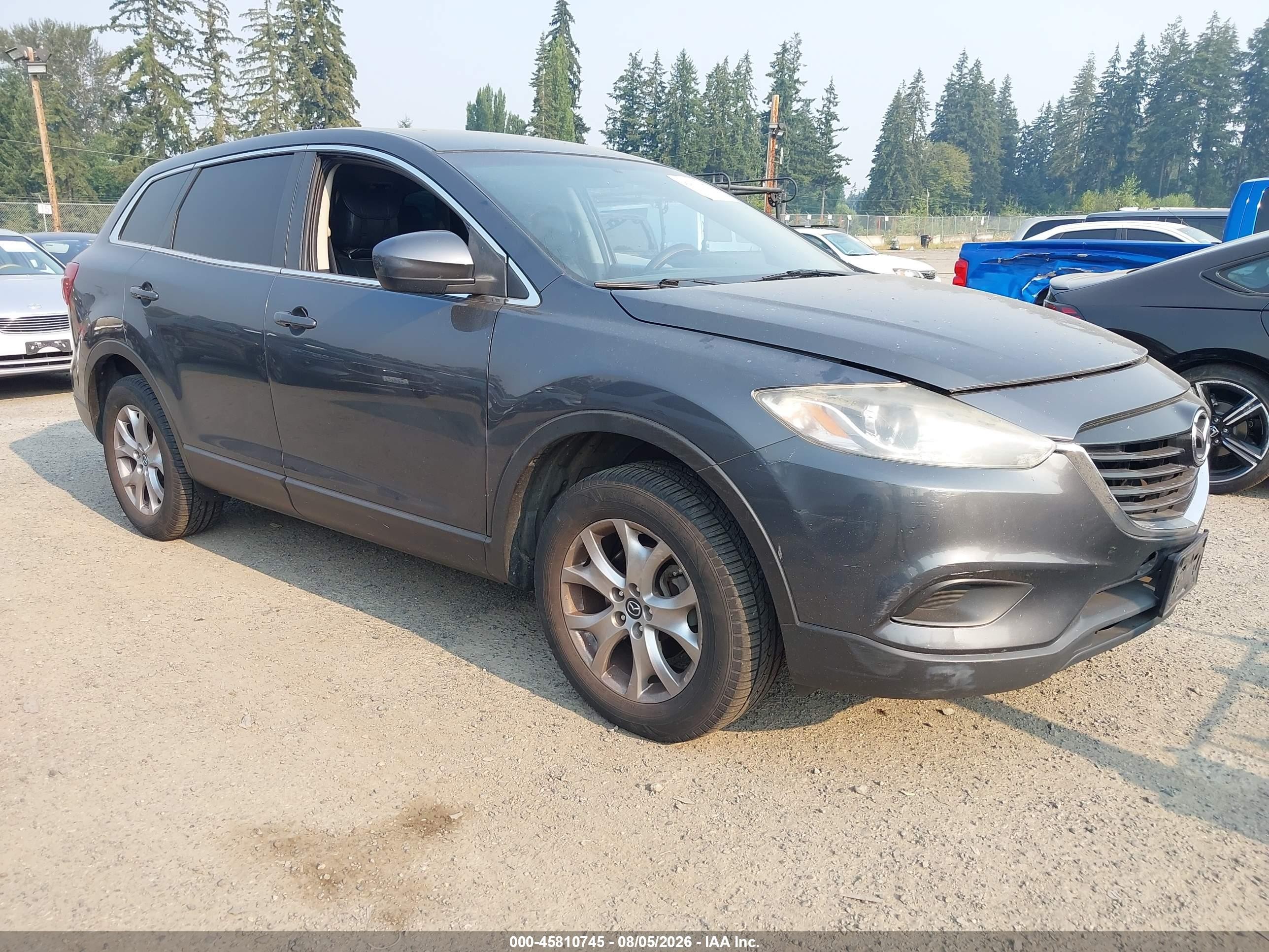 2014 Mazda CX-9 Touring, VIN JM3TB3CA1E0431202 — Front end