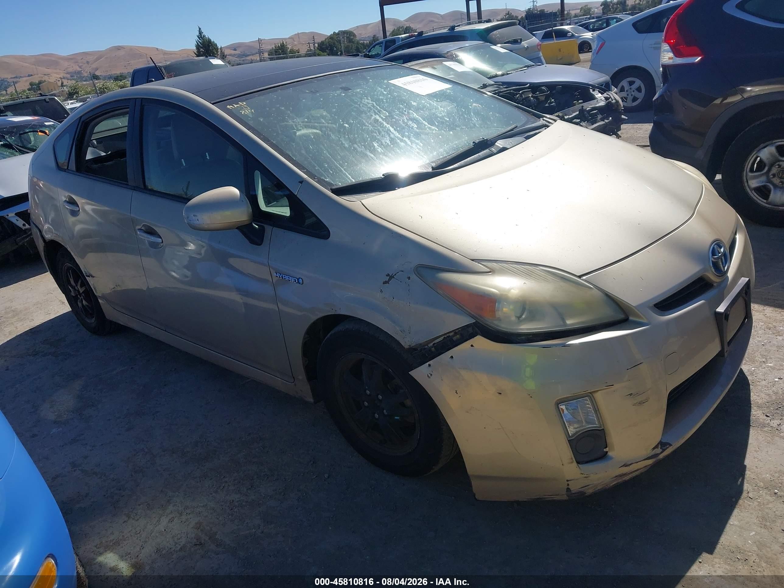 2010 Toyota Prius III, VIN JTDKN3DU8A1071306 — Normal wear