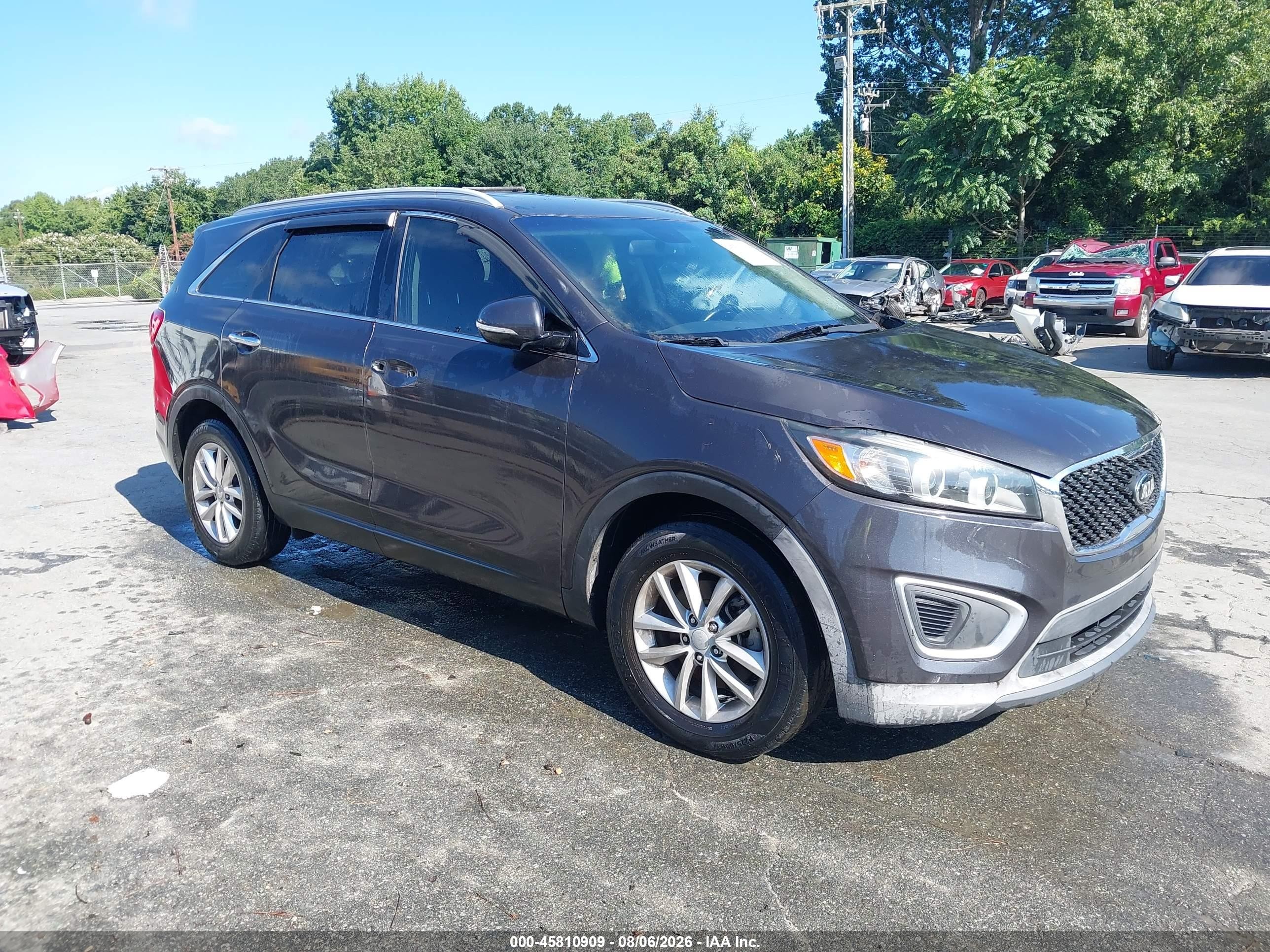 2016 Kia Sorento LX, VIN 5XYPG4A3XGG152981 — Theft recovery
