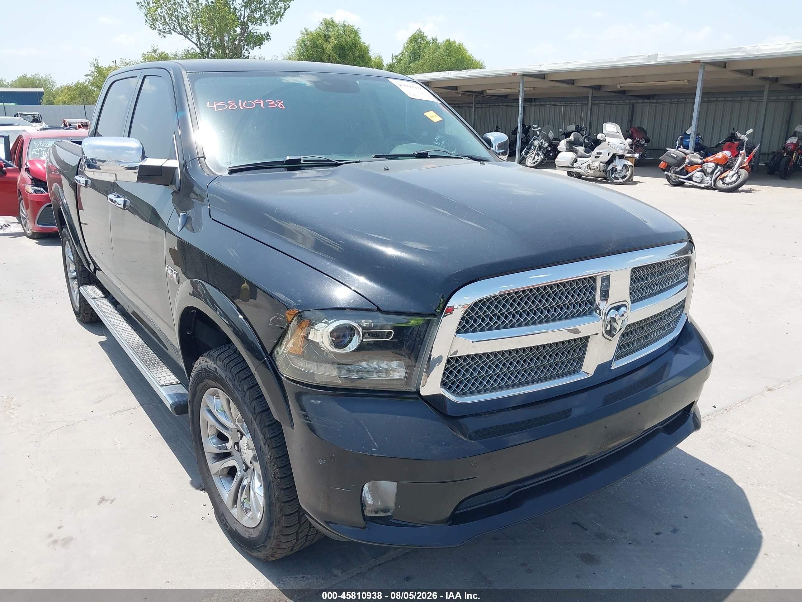 2014 Ram 1500 Longhorn, VIN 1C6RR6PT5ES154528 — Side
