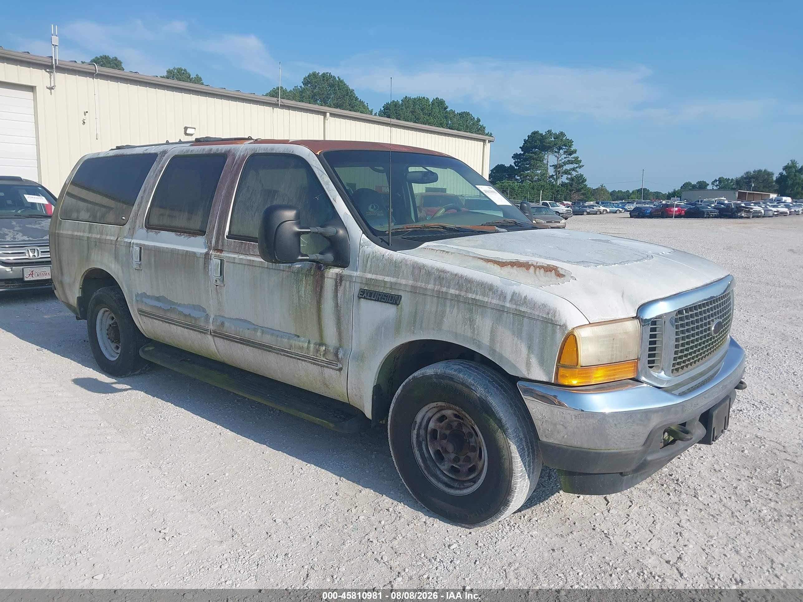 2000 Ford Excursion XLT, VIN 1FMNU40S5YEB26285 — Обычный износ