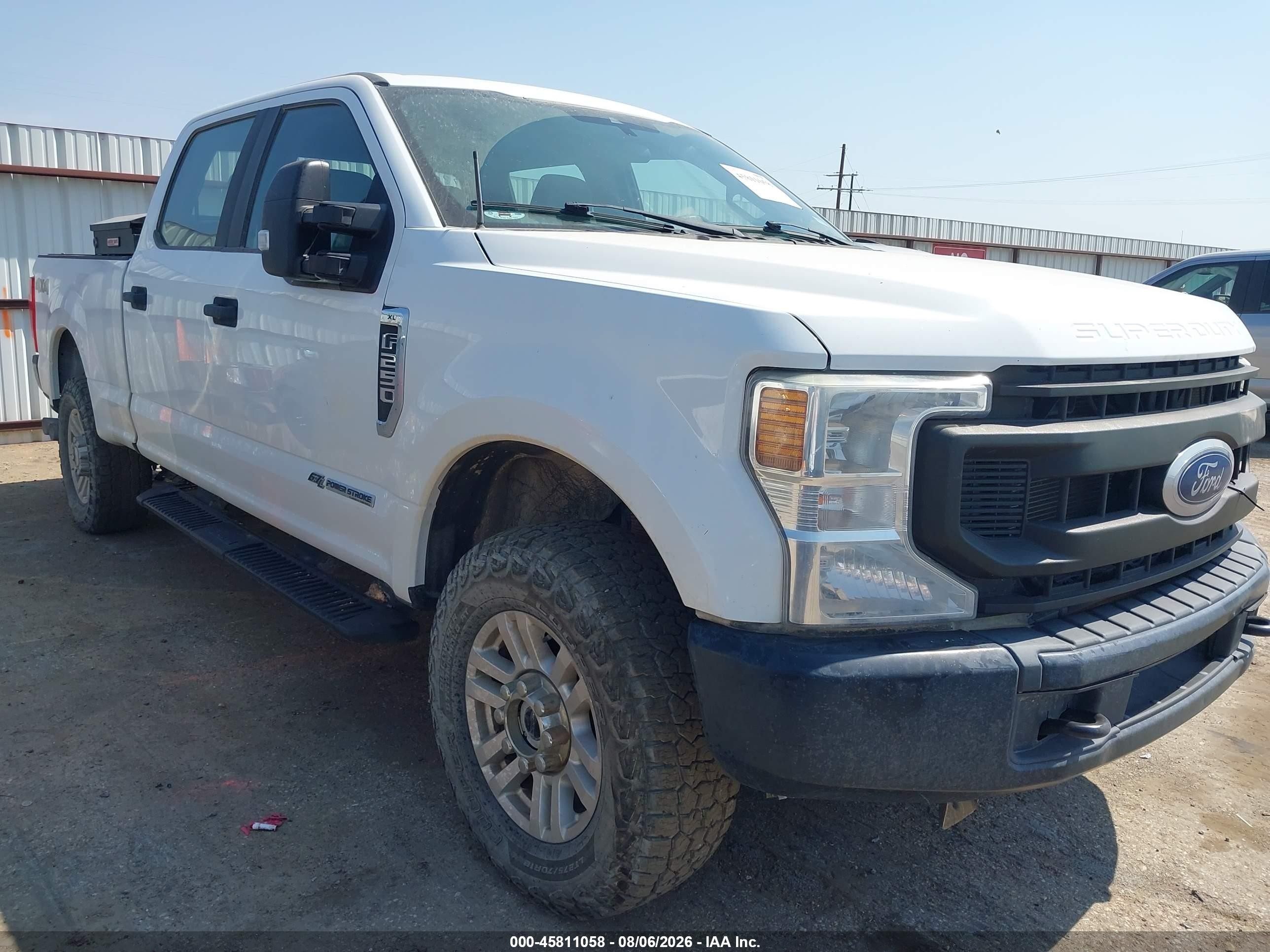 2022 Ford F-250 XL, VIN 1FT7W2BT8NEF05780 — Механическое