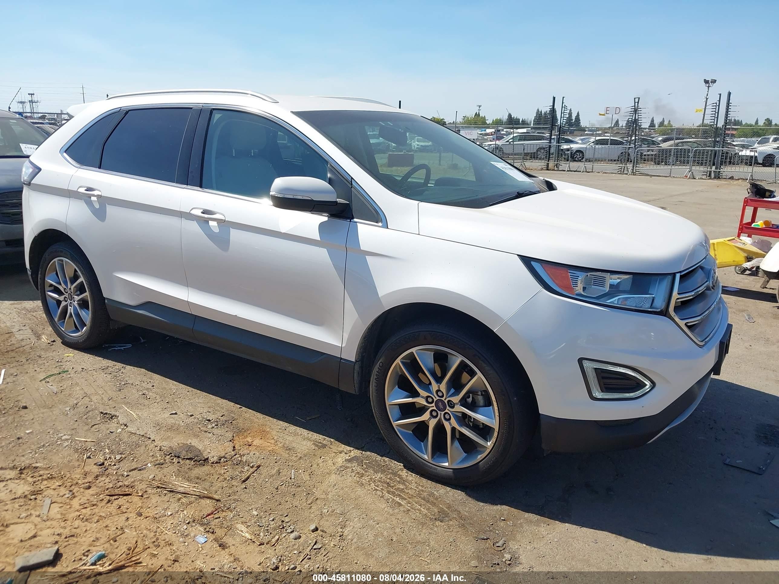 2016 Ford Edge Titanium, VIN 2FMPK4K87GBC21375 — Normal wear