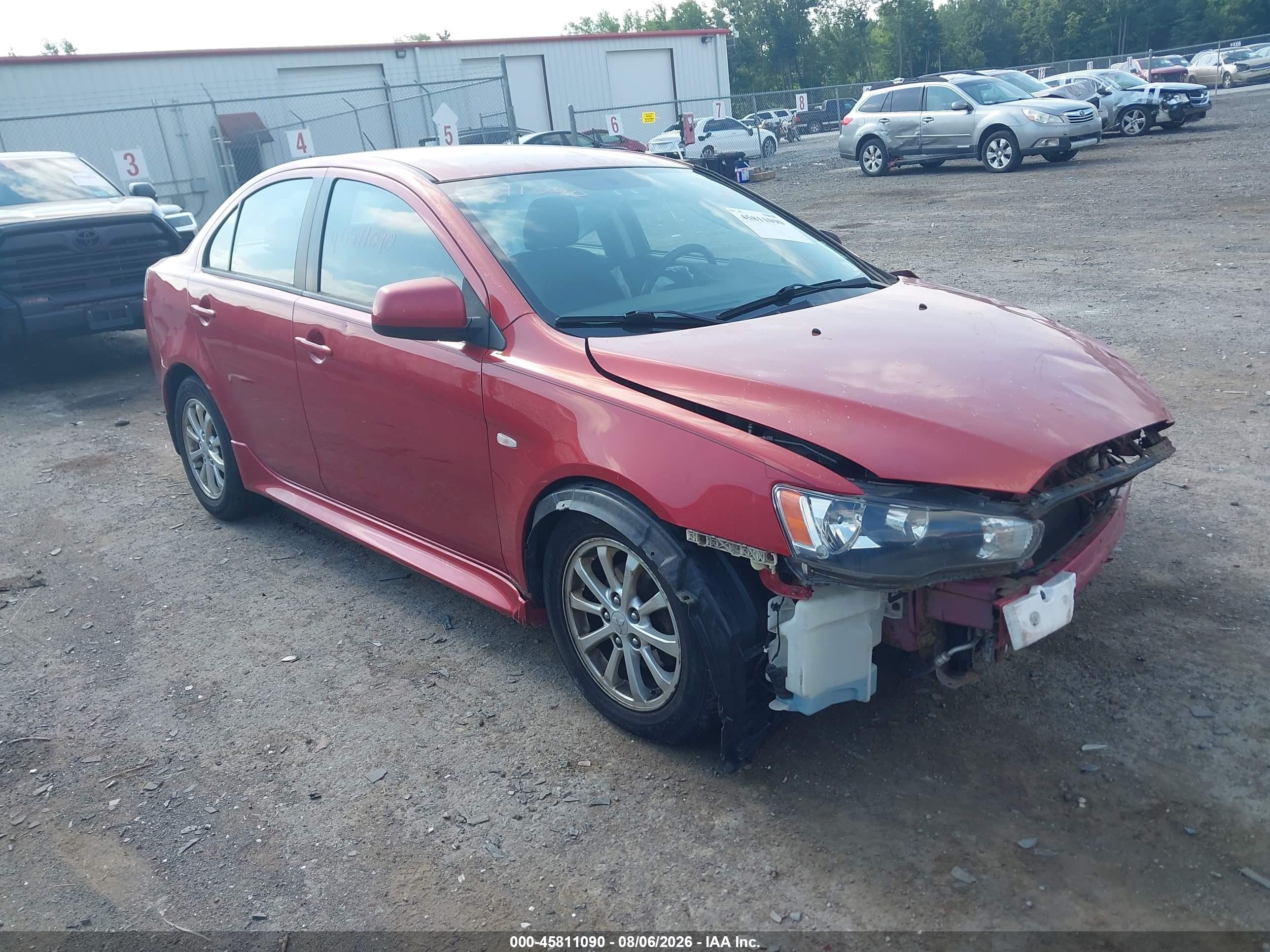 2012 Mitsubishi Lancer SE, VIN JA32V2FW1CU009822 — Front end