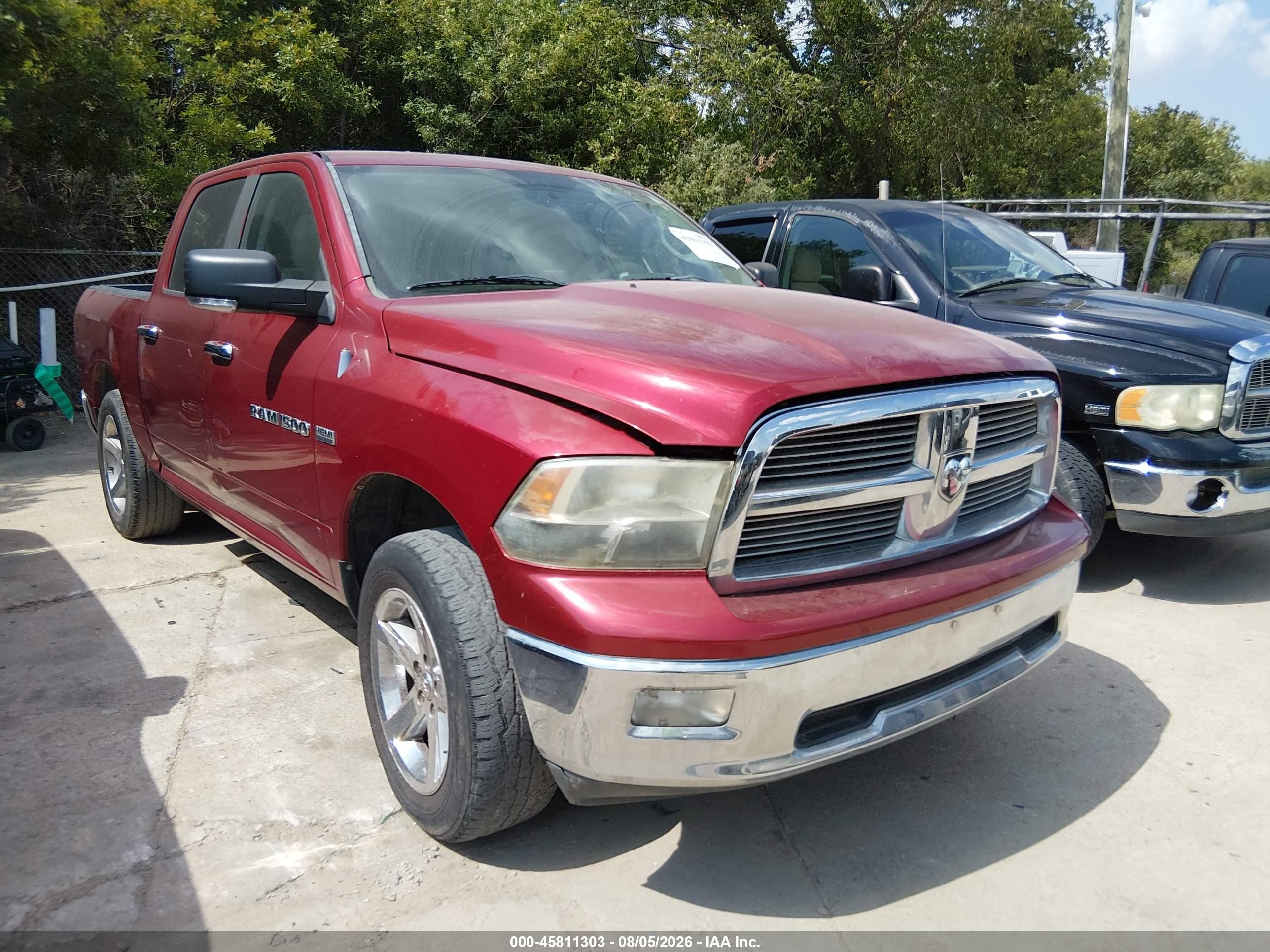 2012 Ram 1500 Big Horn, VIN 1C6RD6LT9CS312998 — Rear end